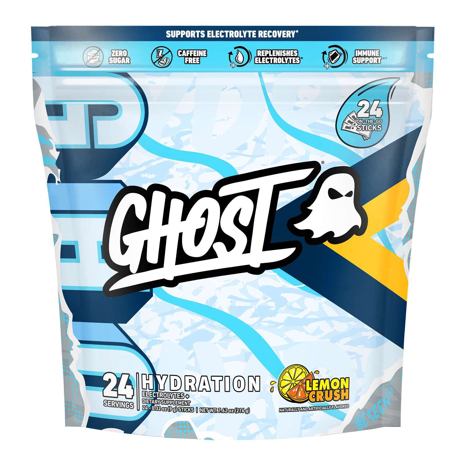 Hydration Sticks - Lemon Crush (24 Stick Packs) Lemon Crush | GNC
