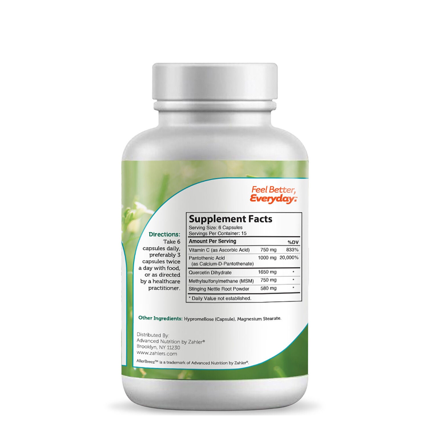 AllerBreez&trade; - 90 Capsules (15 Servings)  | GNC