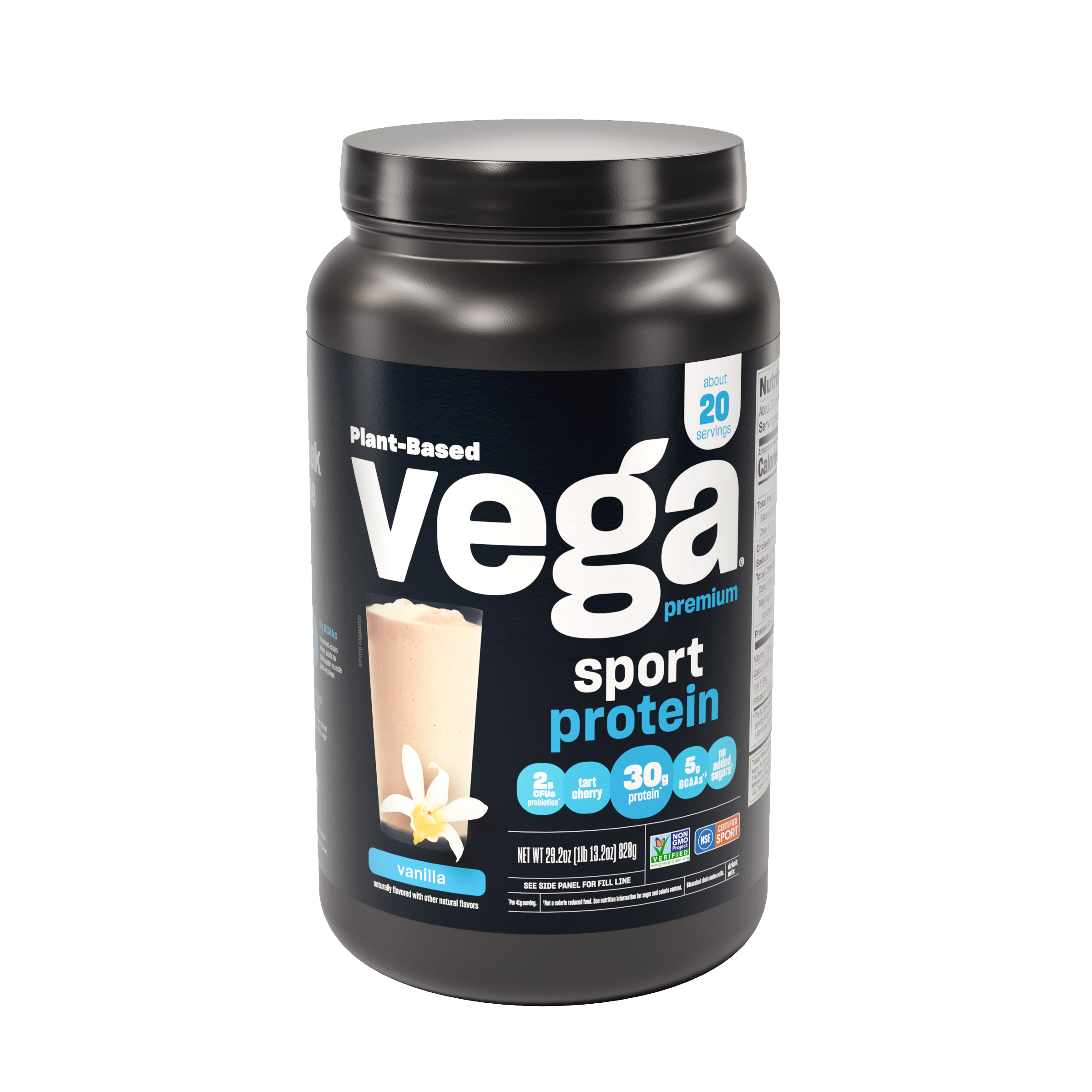 Premium Plant Based Protein Vanilla (20 Servings) Vanilla GNC