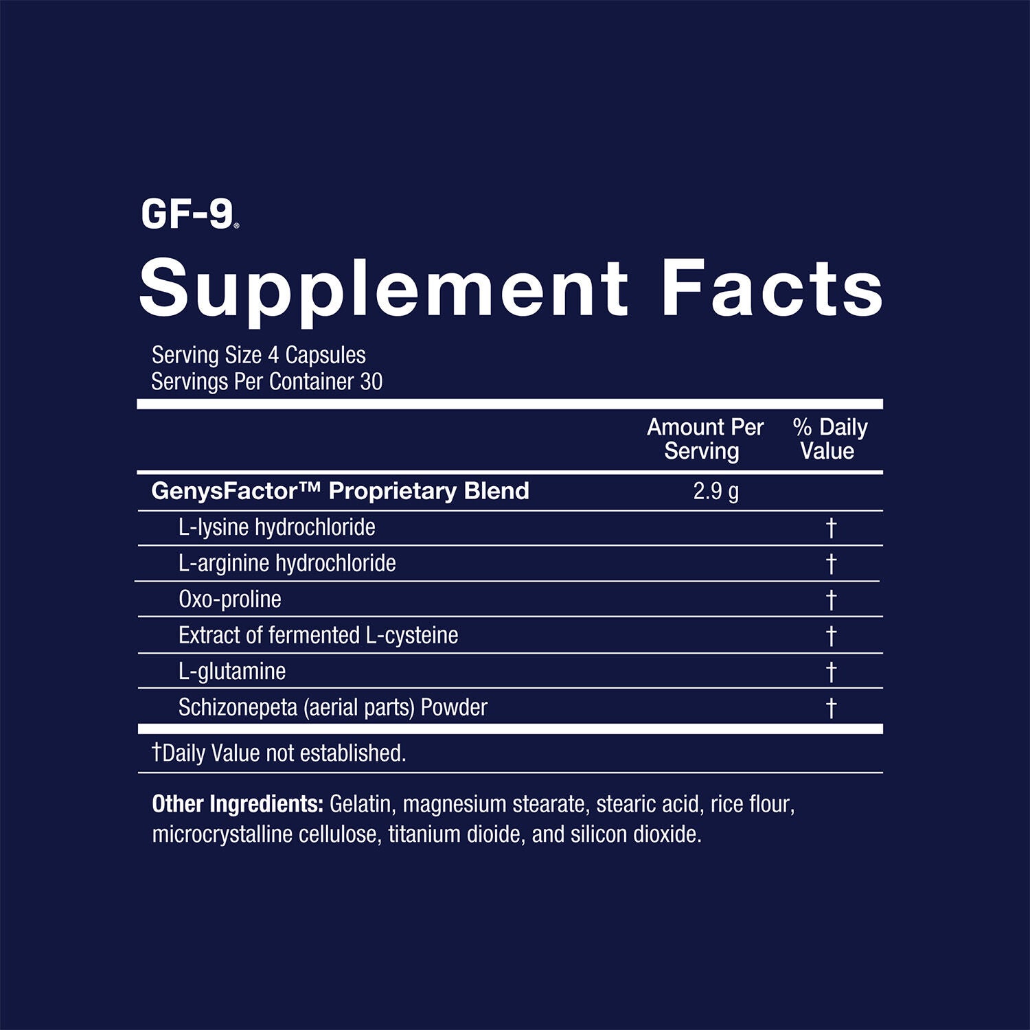GF-9&reg; Black Label (30 Servings)  | GNC