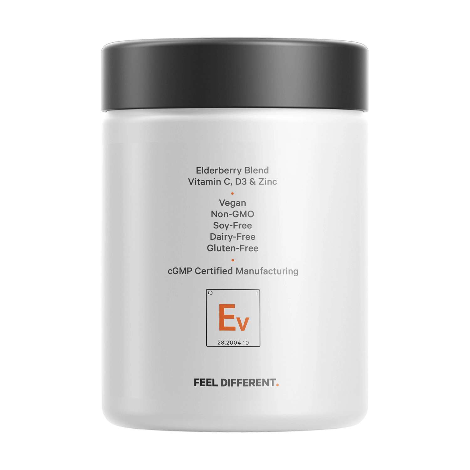 Elderberry Immune Complex - Daily Vitamin C Vegan D3 &amp; Zinc Supplement - 90 Capsules (30 Servings)  | GNC