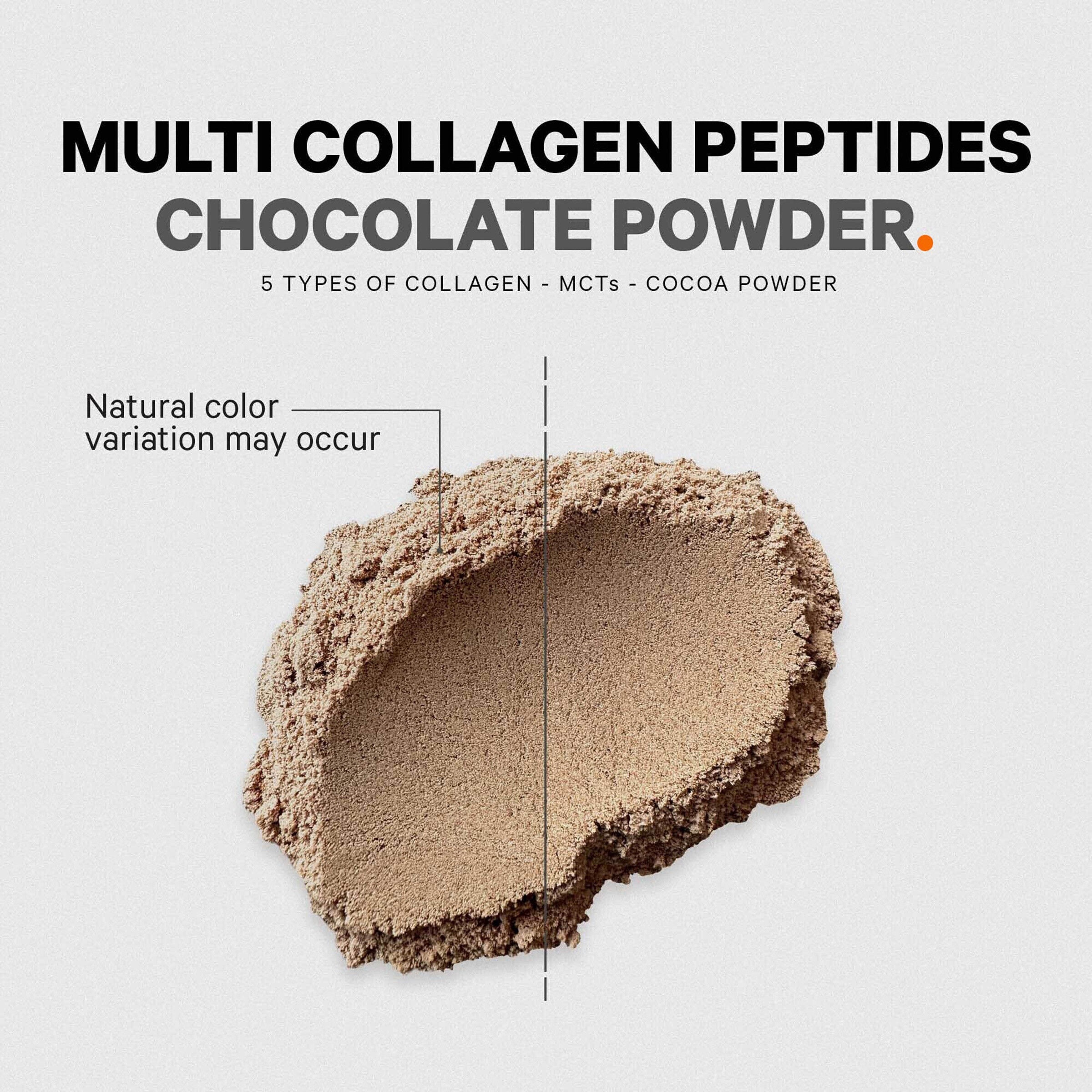 Multi Collagen Peptides Powder - Chocolate - 18.17 oz. (30 Servings)  | GNC