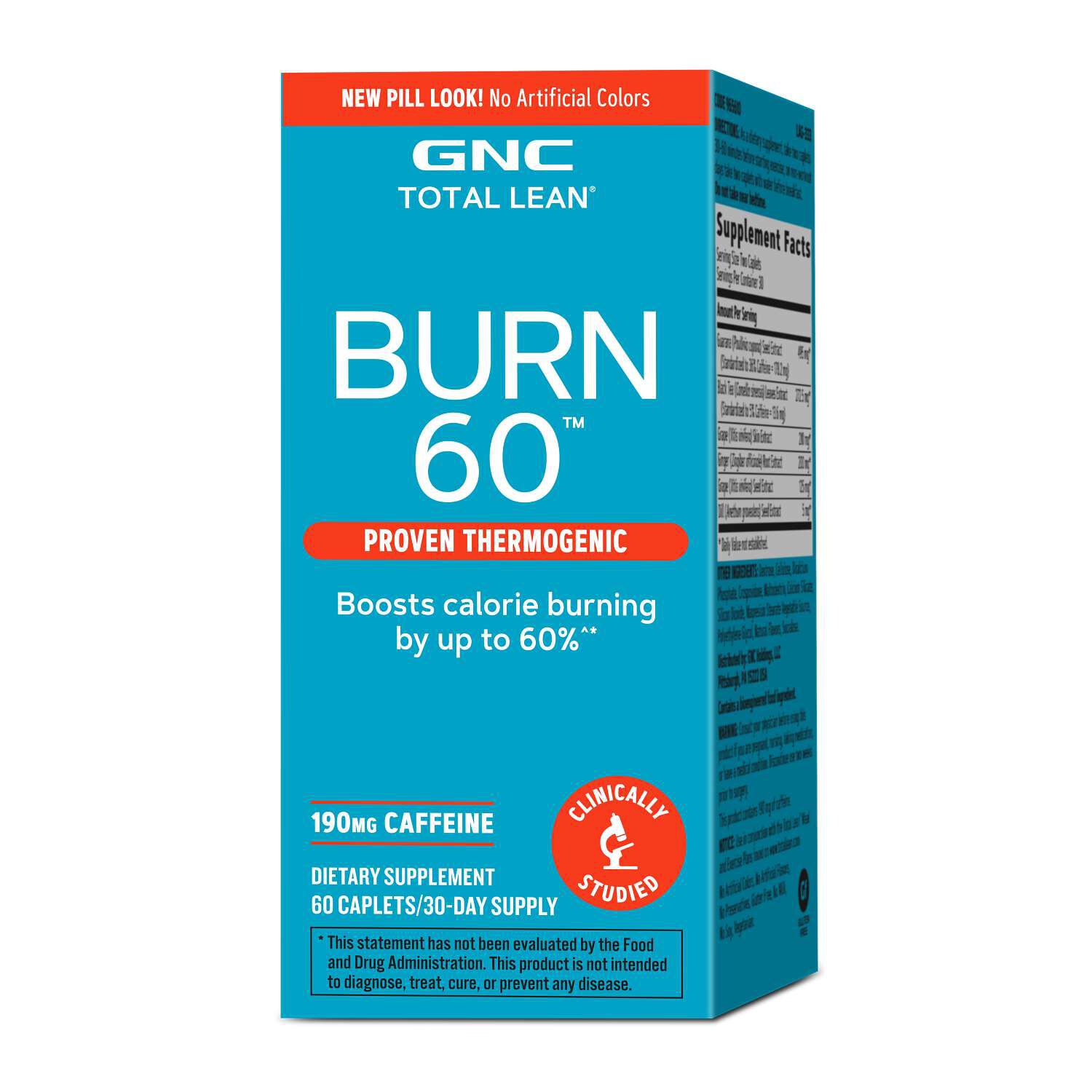 Burn 60&trade; - 60 Tablets (30 Servings)  | GNC