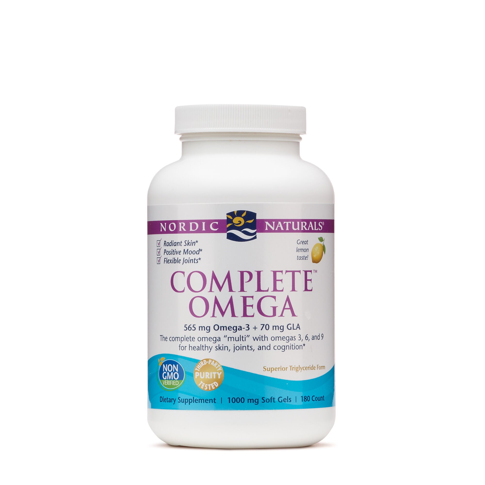 Complete™ Omega Lemon 180 Capsules GNC
