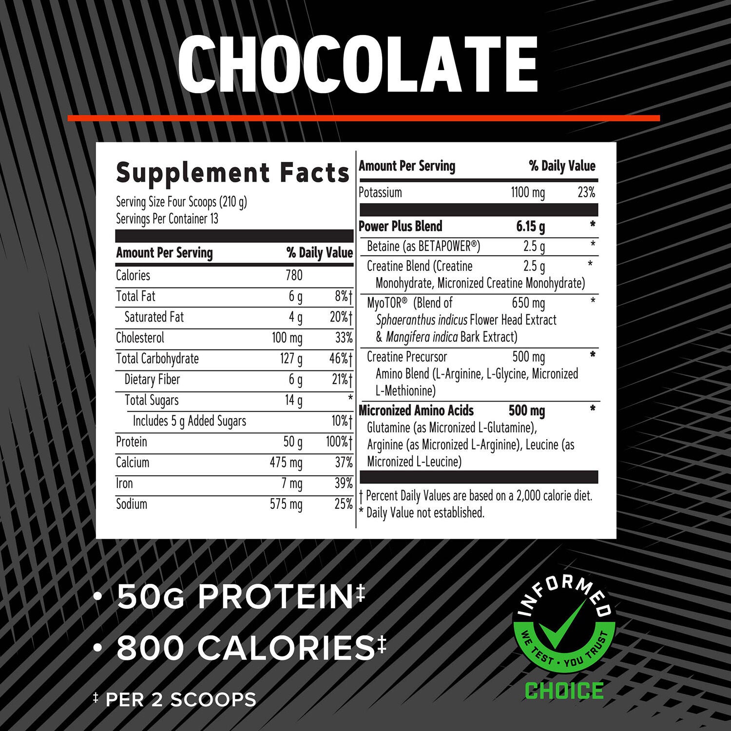 MASS XXX&trade; with MyoTor&reg; - Chocolate &#40;13 Servings&#41; Chocolate | GNC