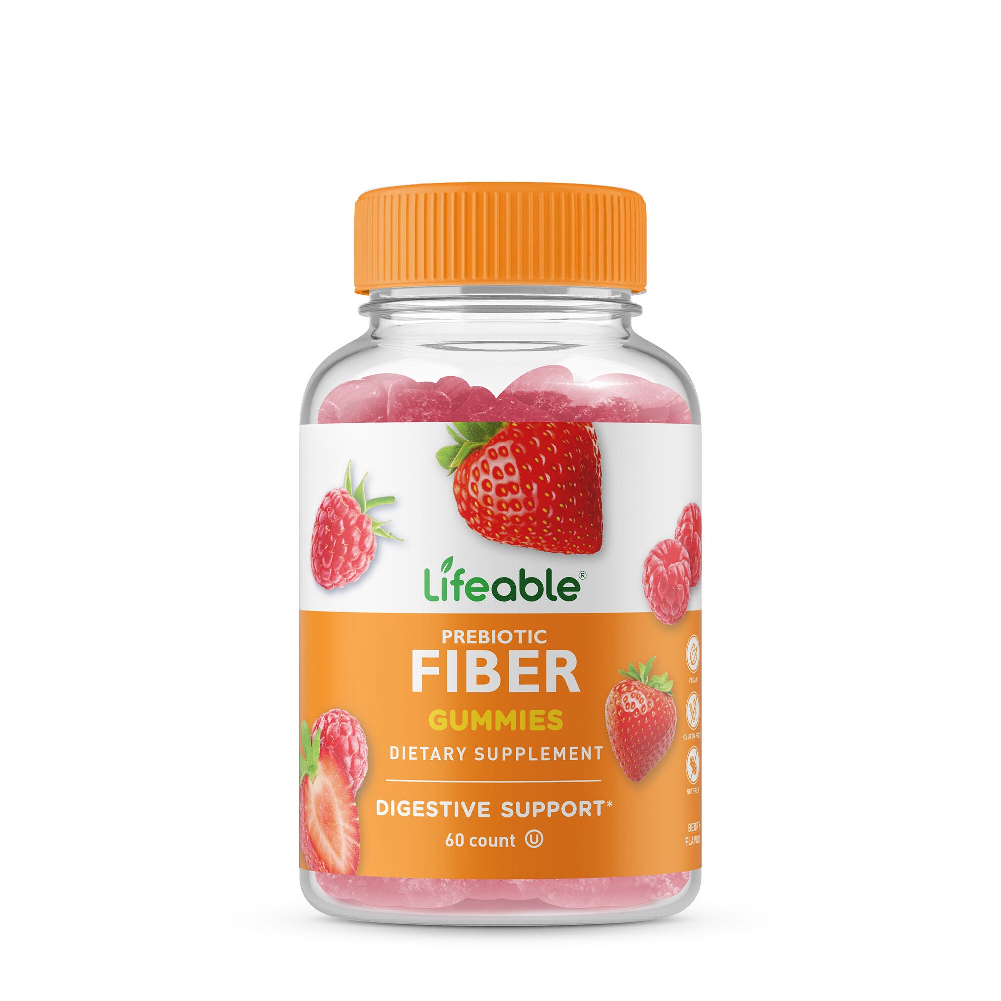 Prebiotic Fiber - 60 Gummies &#40;30 Servings&#41;  | GNC