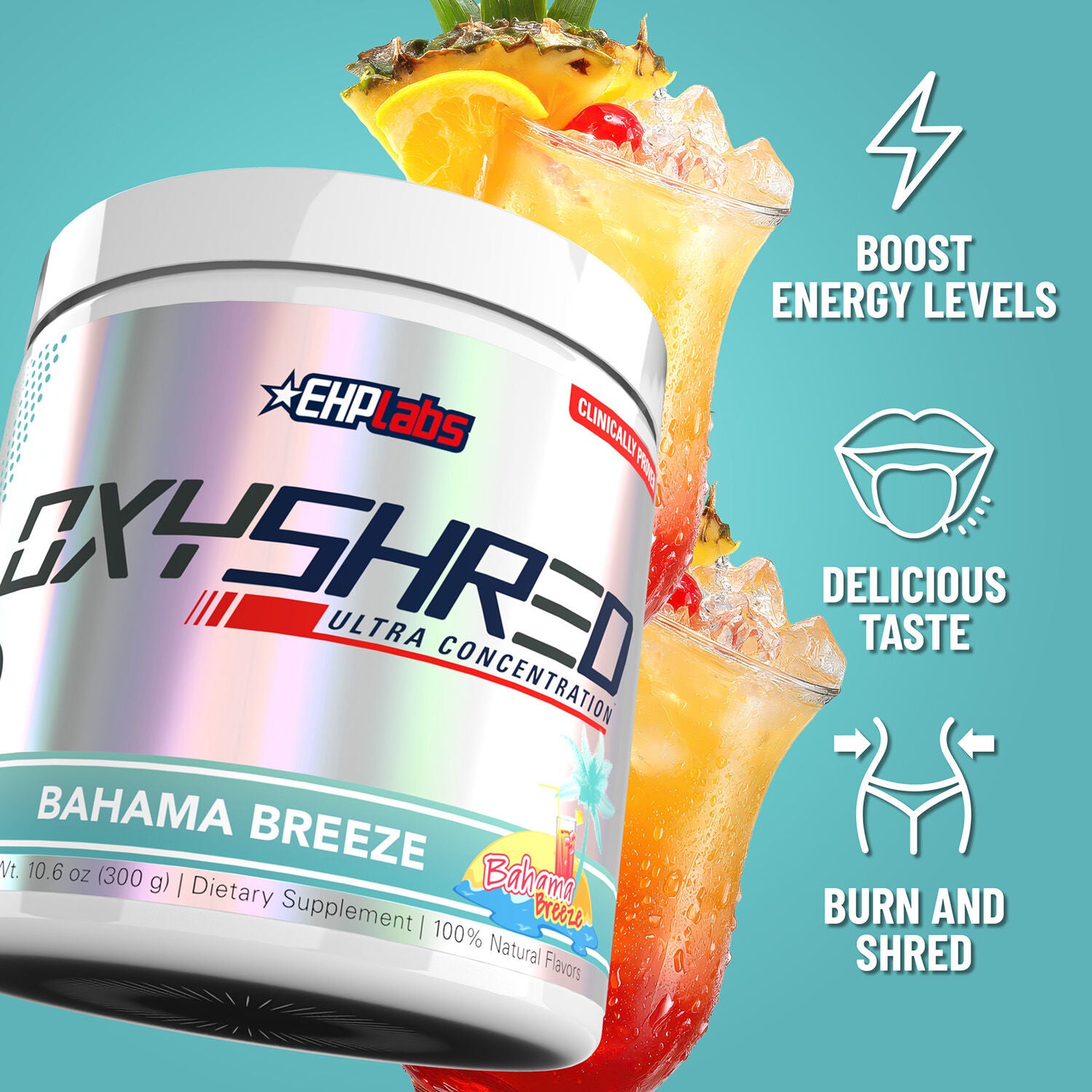 OxyShred - Bahama Breeze - 10.6 oz. (60 Servings) Bahama Breeze | GNC