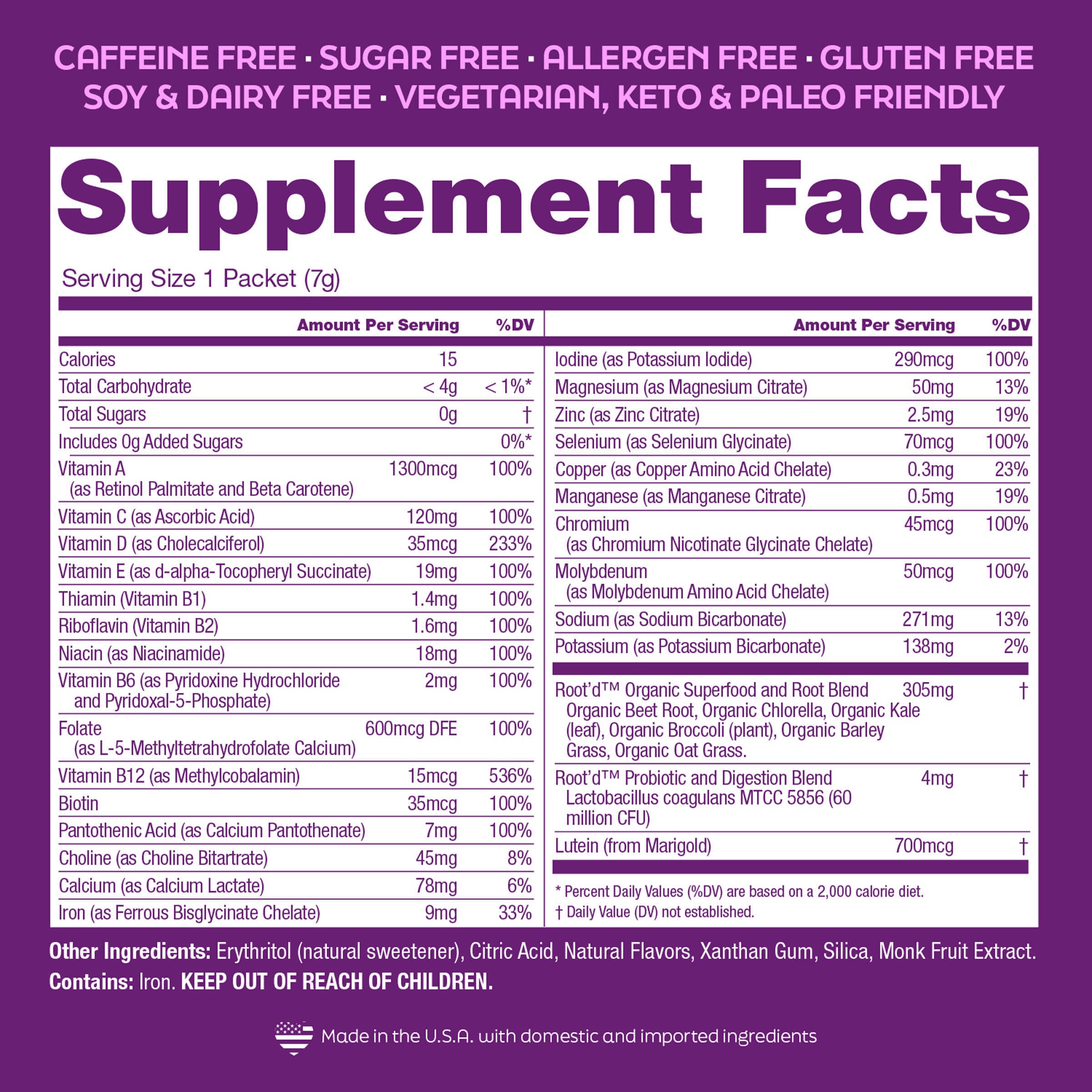 Prenatal Multi - Electrolyte Multivitamin Drink Mix - 15 Packets (15 Servings)  | GNC