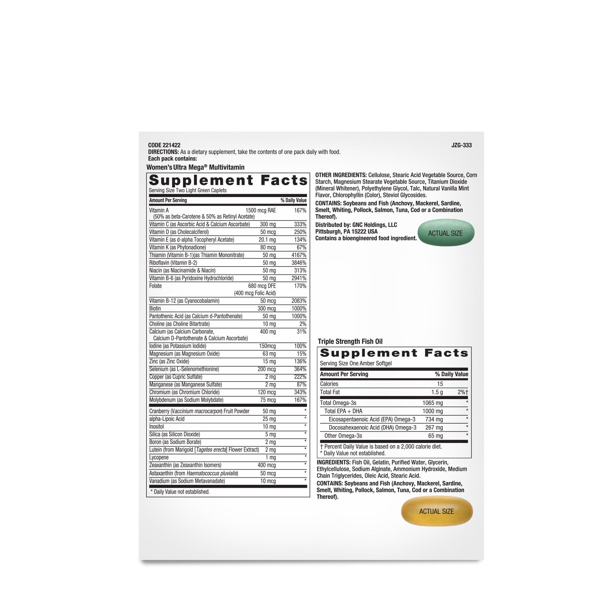 Whole Body Vitapak&reg; Program &#40;30 Servings&#41;  | GNC