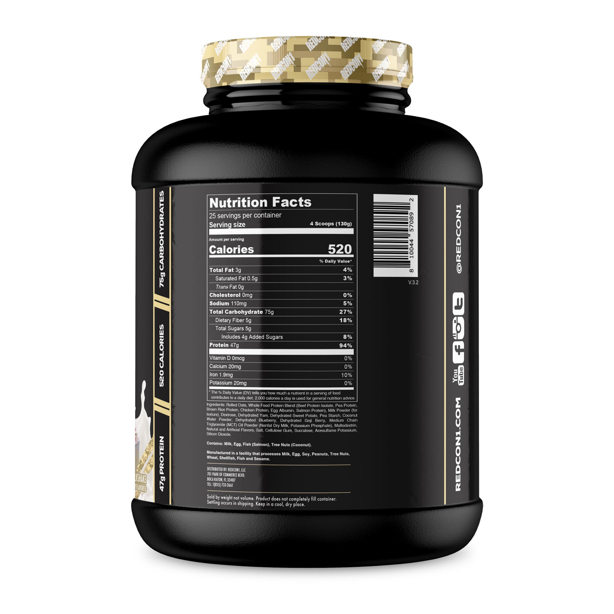 MRE&reg; Meal Replacement - Vanilla Milkshake (30 Servings) Vanilla Milkshake | GNC