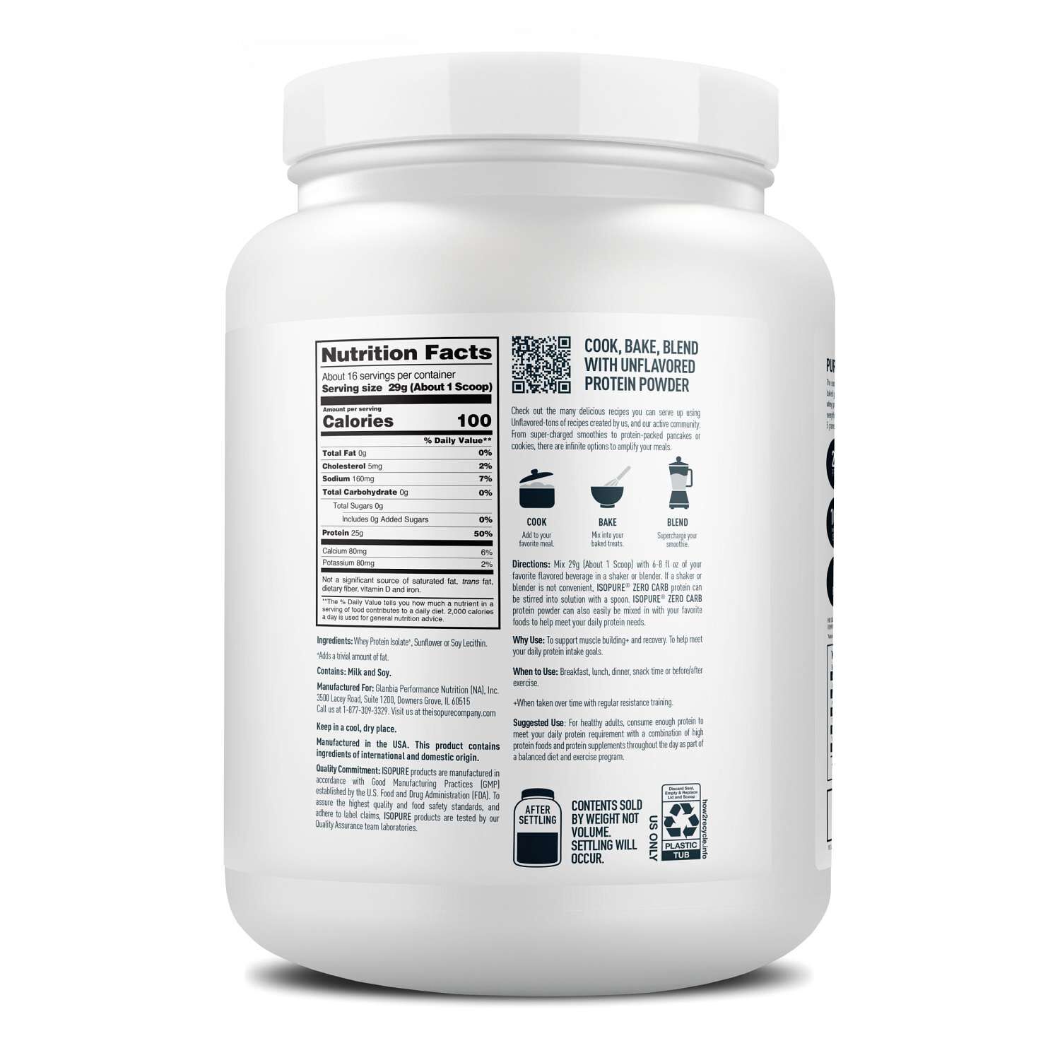 Protein Powder - Unflavored (14 Servings) Unflavored | GNC