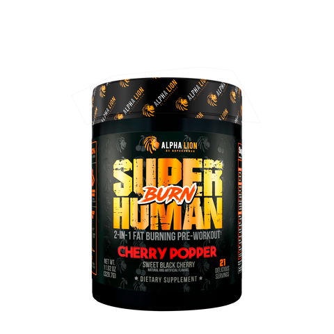 Superhuman Burn 2-in-1 Fat Burning Pre-Workout -  Cherry Popper &#40;21 Servings&#41; Cherry Popper | GNC
