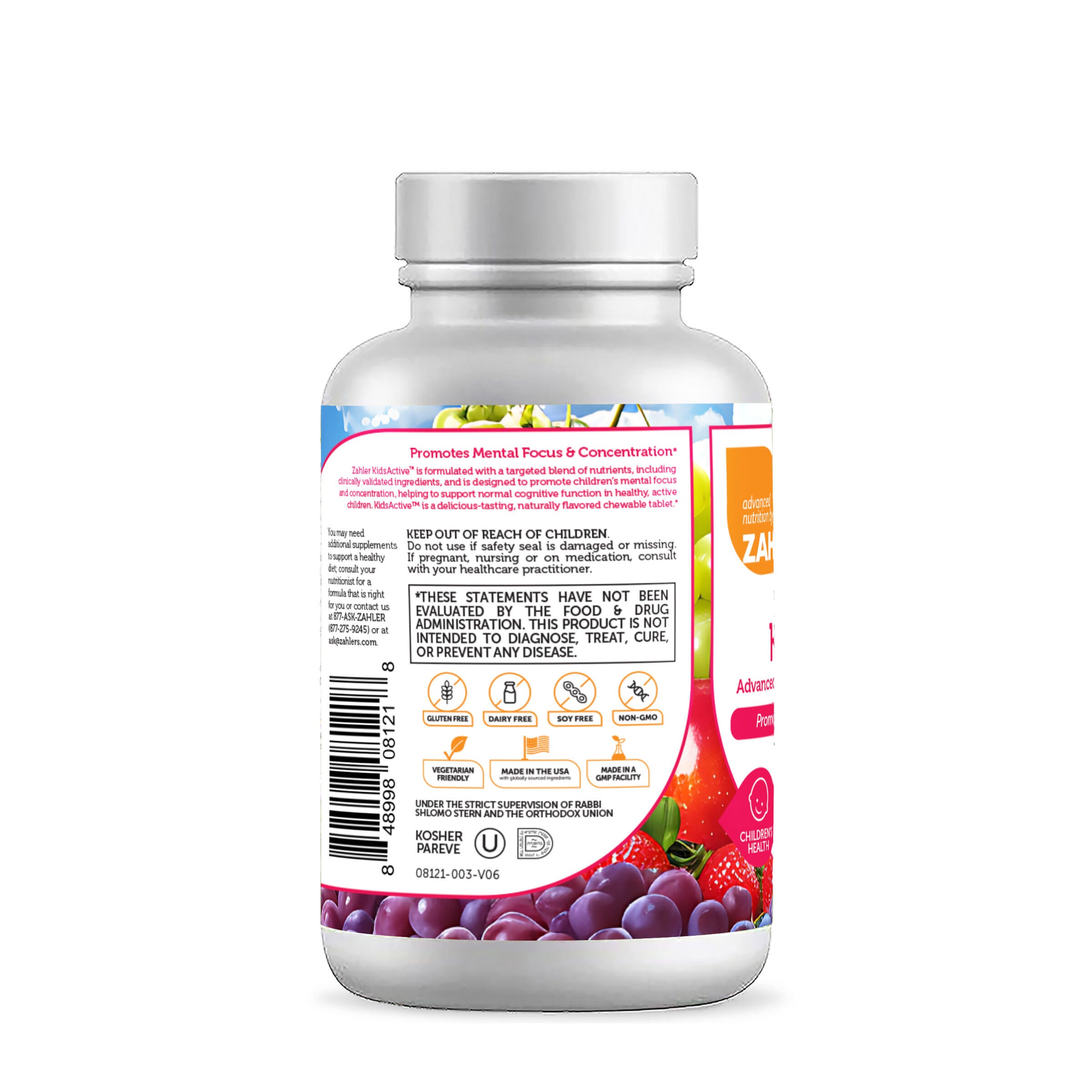 KidsActive&trade; - Fruit Punch - 60 Chewable Tablets (30 Servings)  | GNC