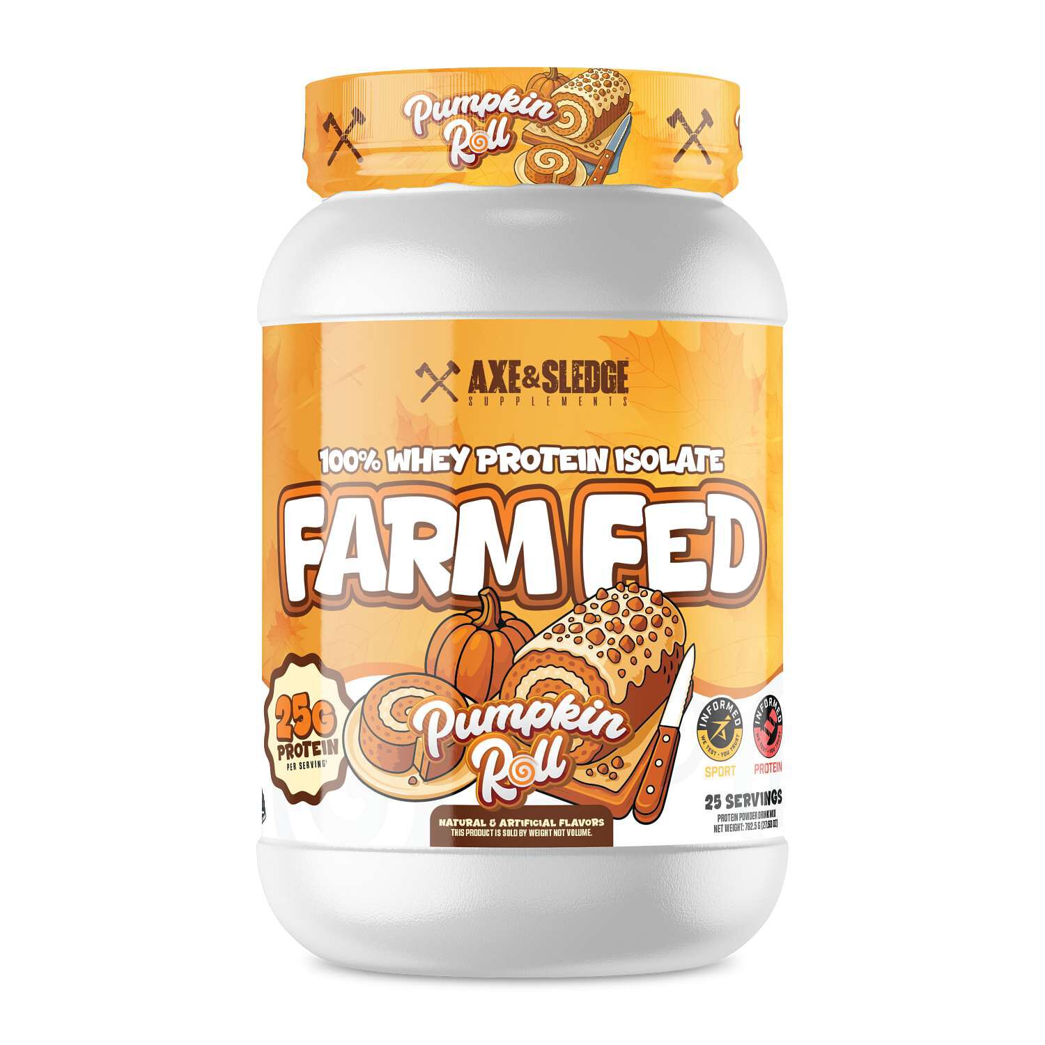 Farm Fed Protein - Pumpkin Roll (25 Servings) Pumpkin Roll | GNC