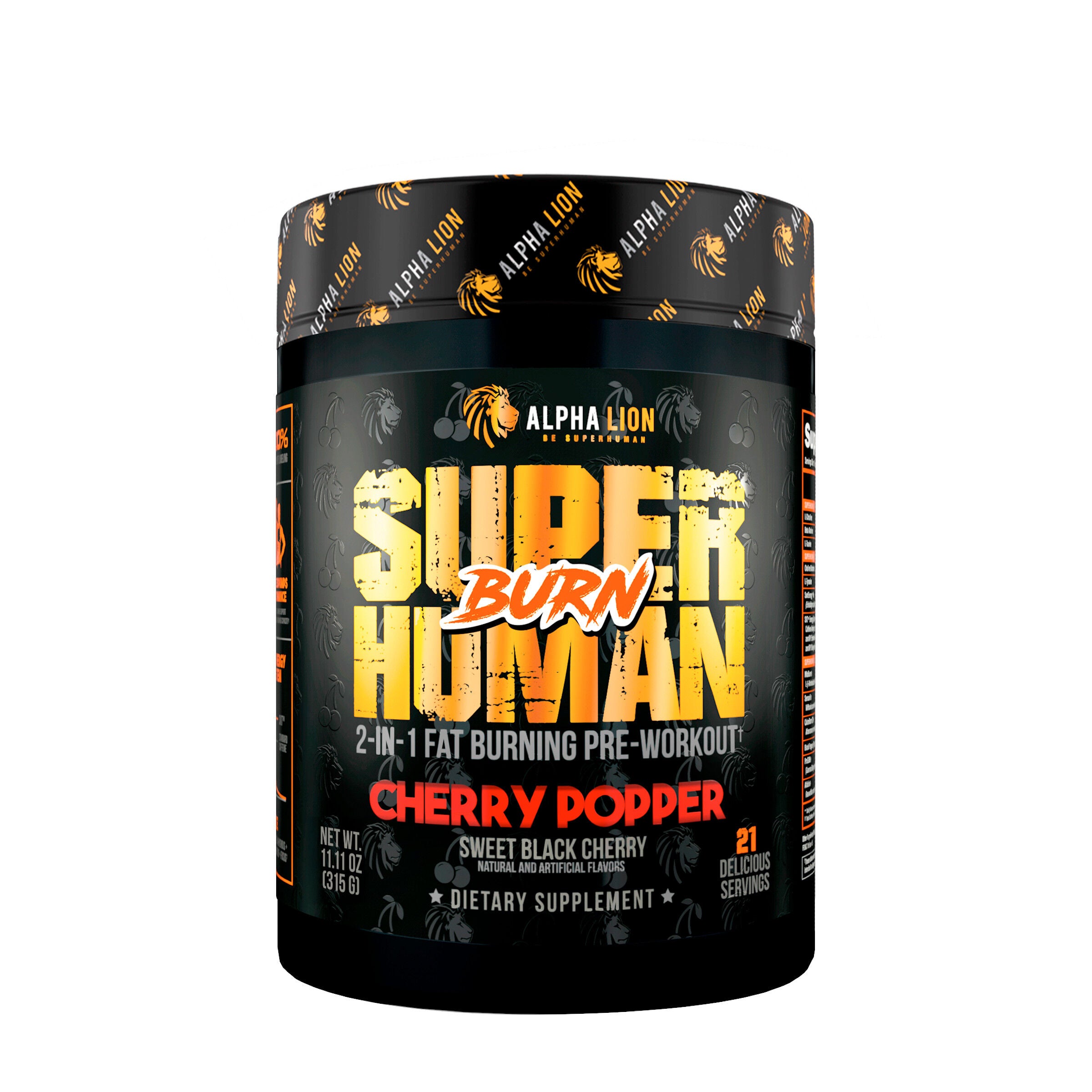 Alpha Lion - Superhuman Burn 2-in-1 Fat Burning Pre-Workout