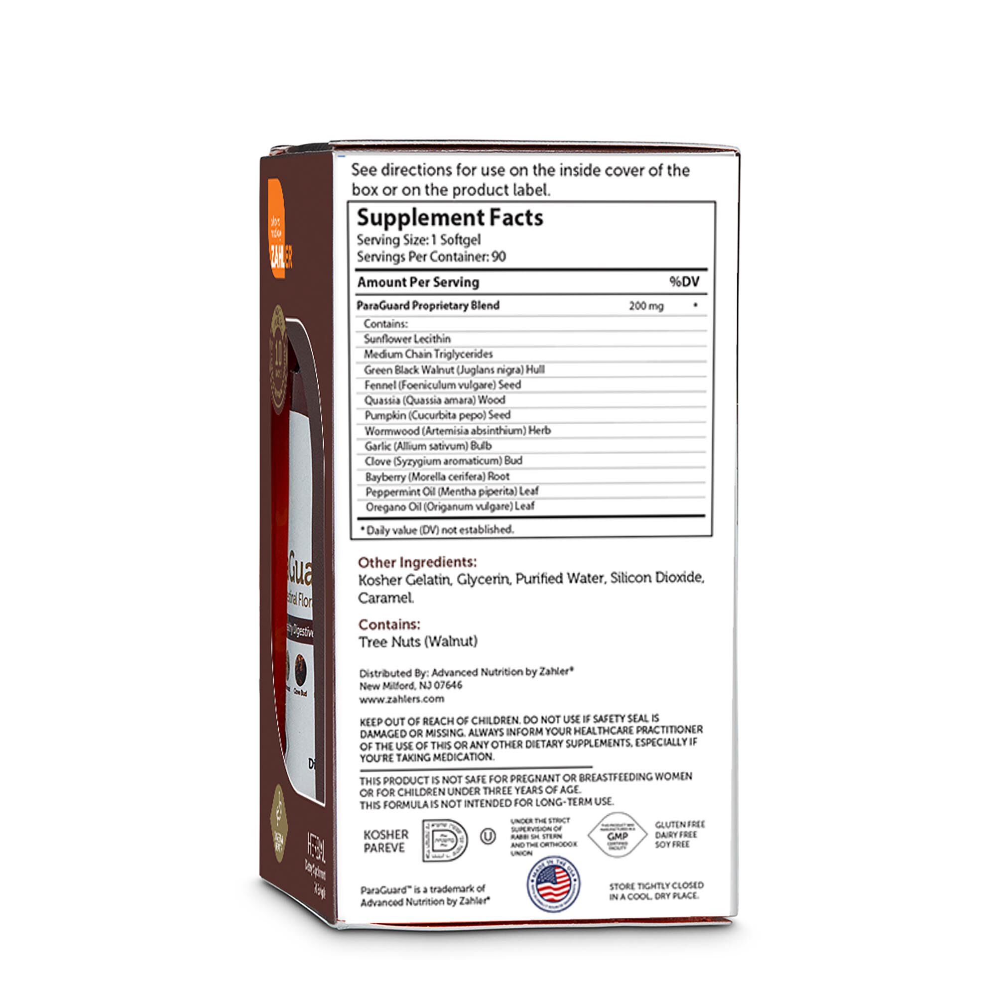 ZAHLER - Paraguard - 90 Softgels (90 Servings)  | GNC