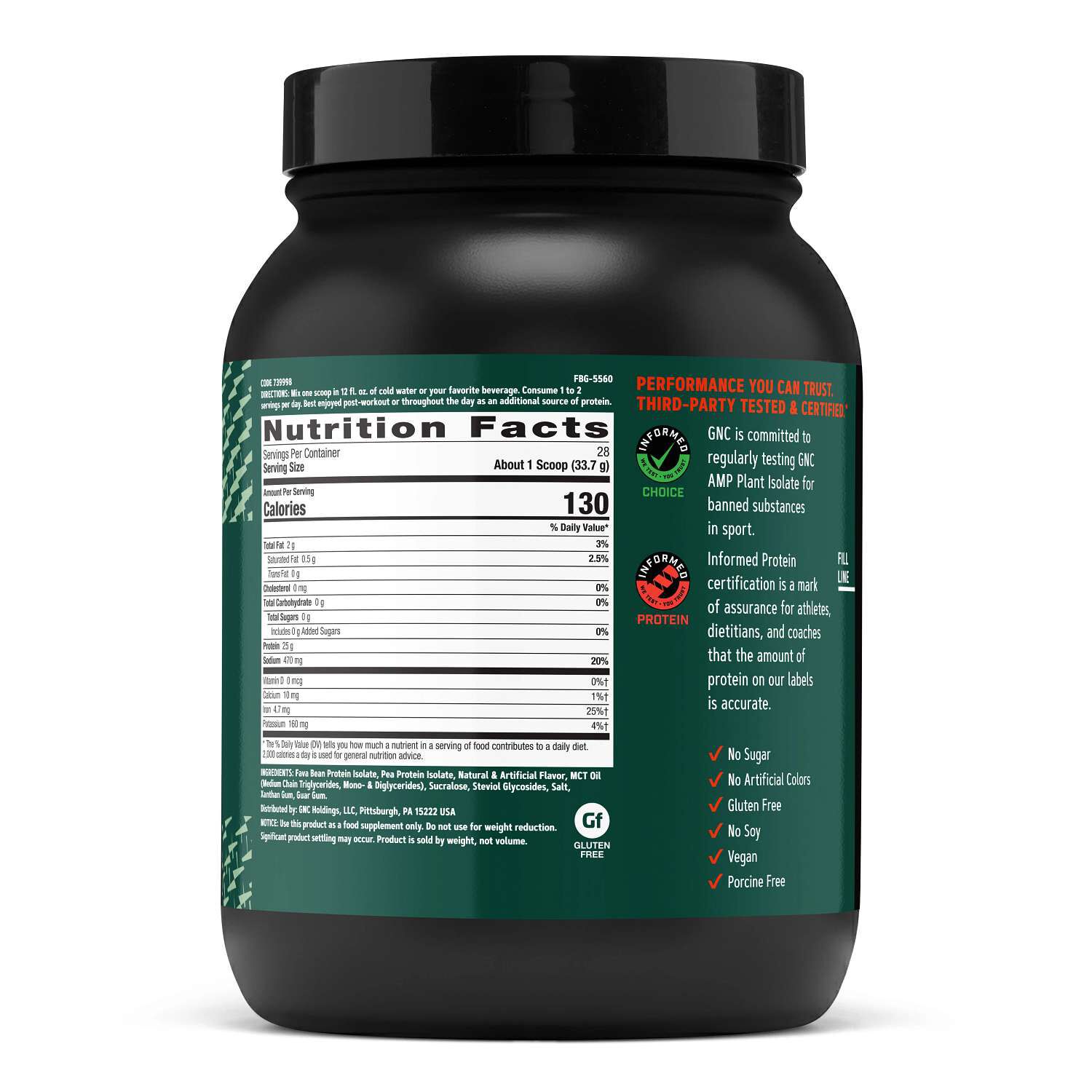 Plant Isolate Protein - Strawberry Banana (28 Servings)