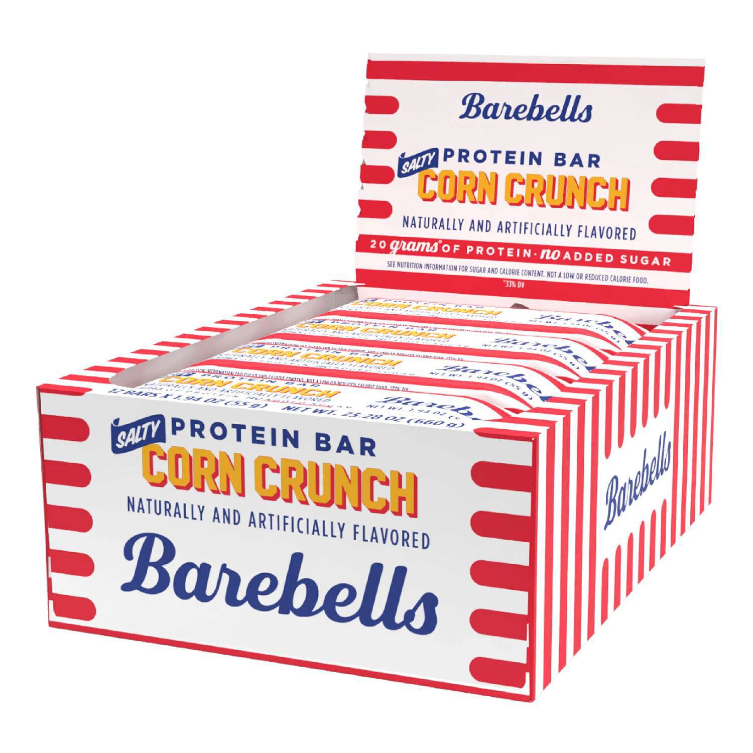 Protein Bar - Salty Corn Crunch (12 Bars)