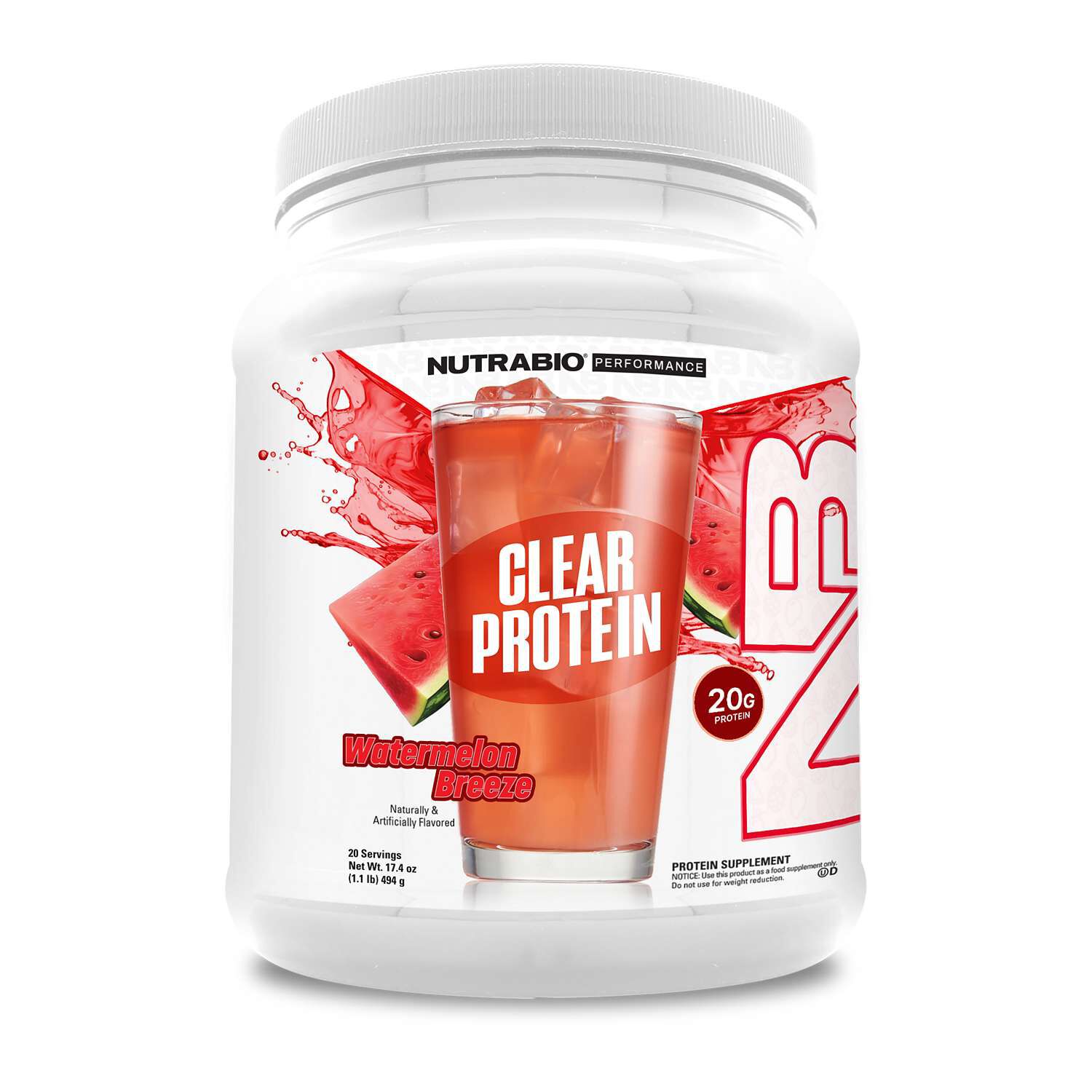 Clear Whey Protein Isolate - Watermelon Breeze (20 Servings)  | GNC
