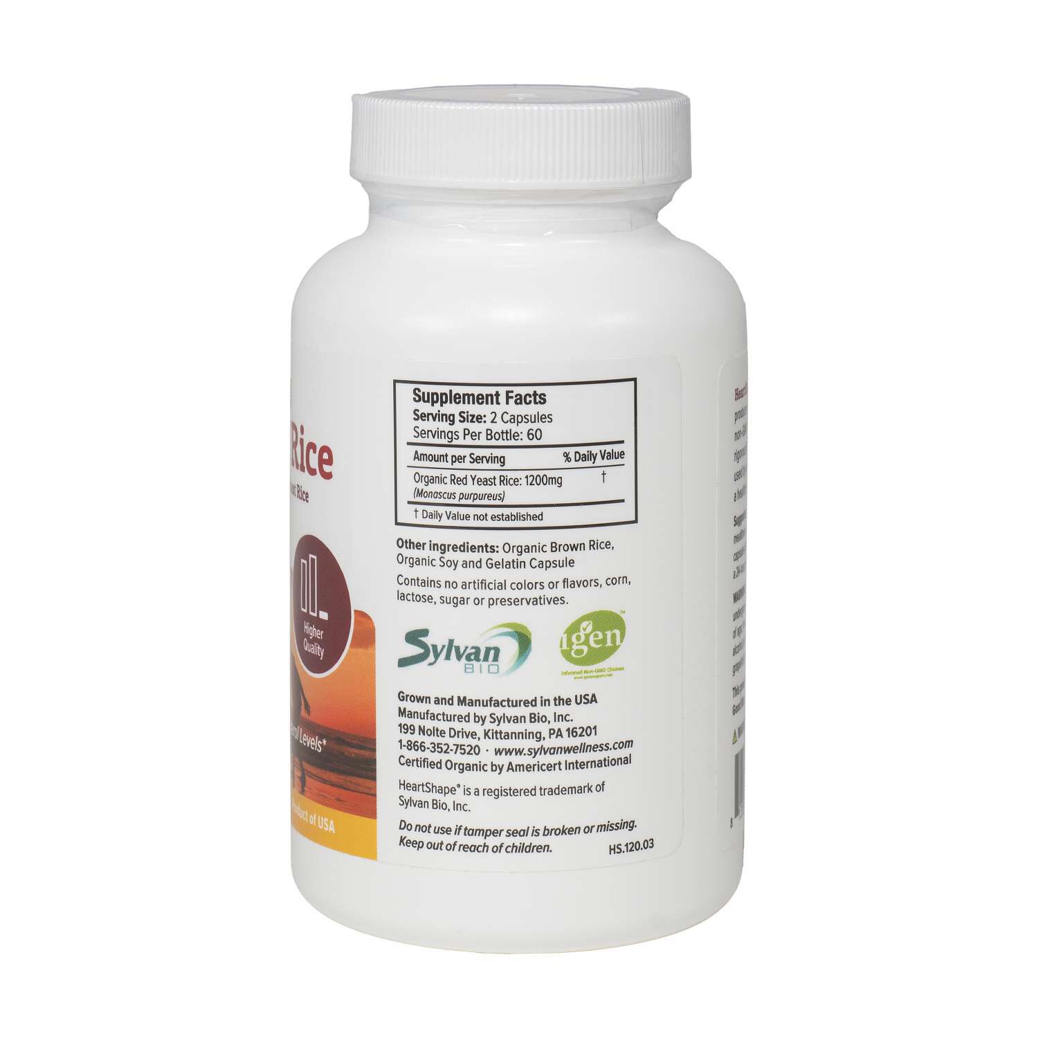 Red Yeast Rice - 120 Capsules (60 Servings)  | GNC