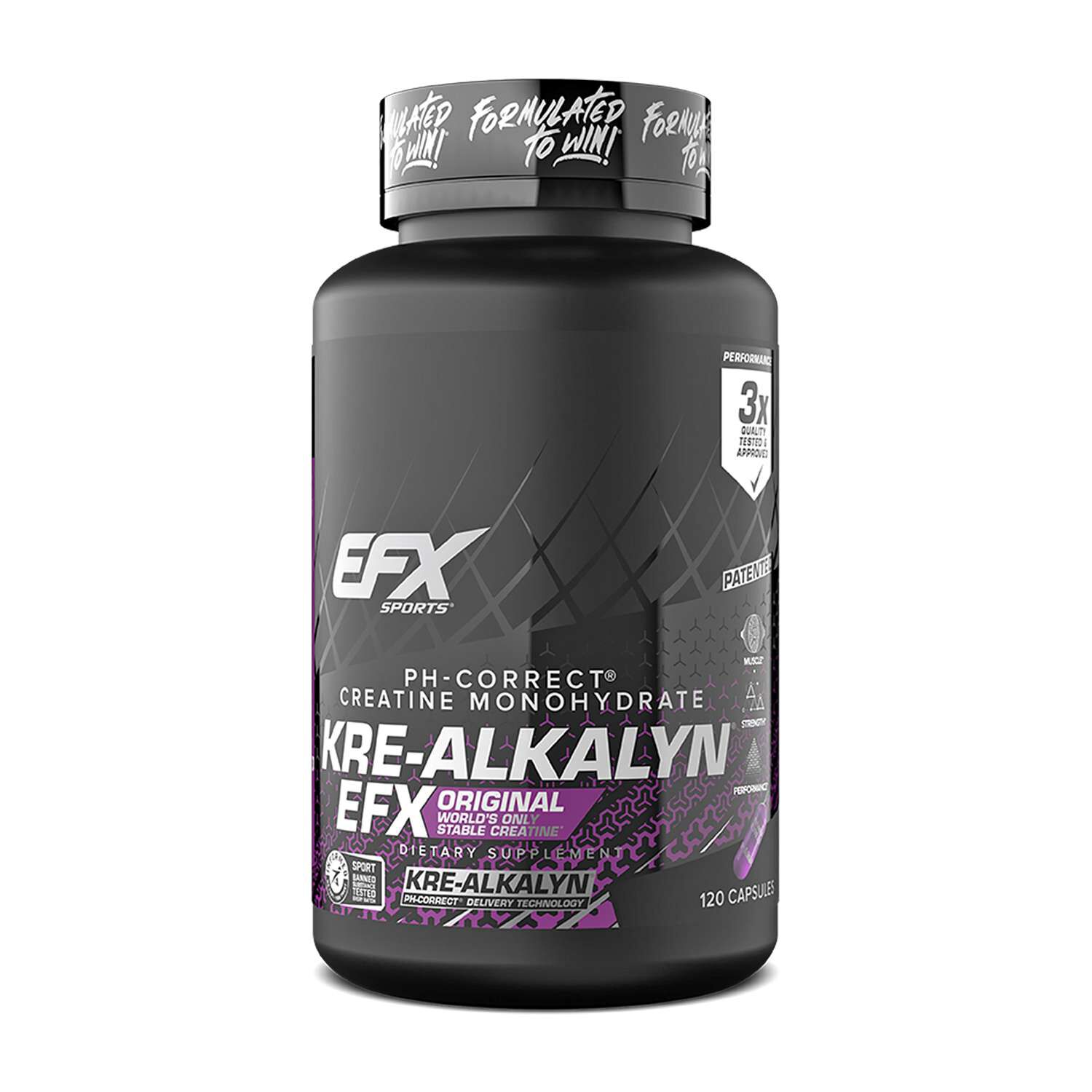 Kre-Alkalyn Creatine Monohydrate - 120 Capsules (60 Servings)  | GNC