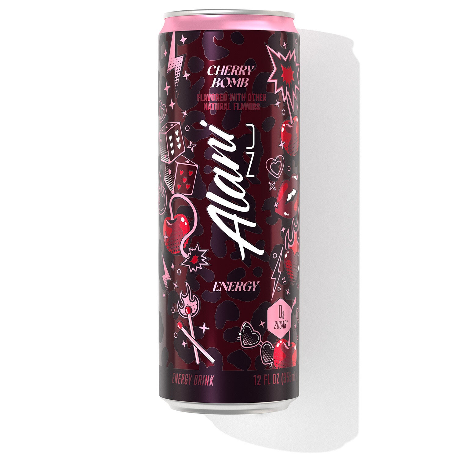 Cherry bomb unit! Alani Nu Energy Drink - Cherry Bomb - 12 Pack | GNC main image 4