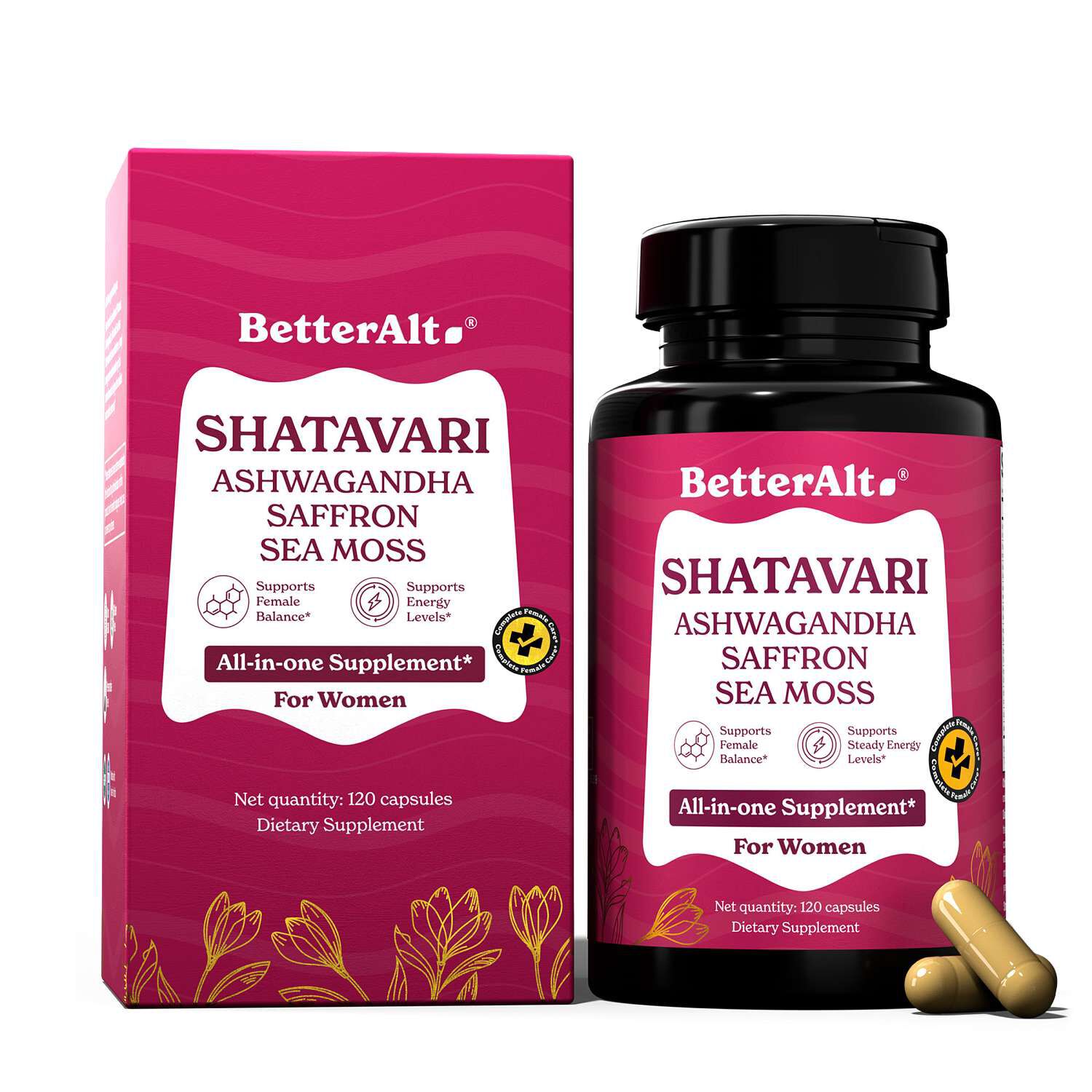 Shatavari - 120 Capsules (60 Servings)  | GNC