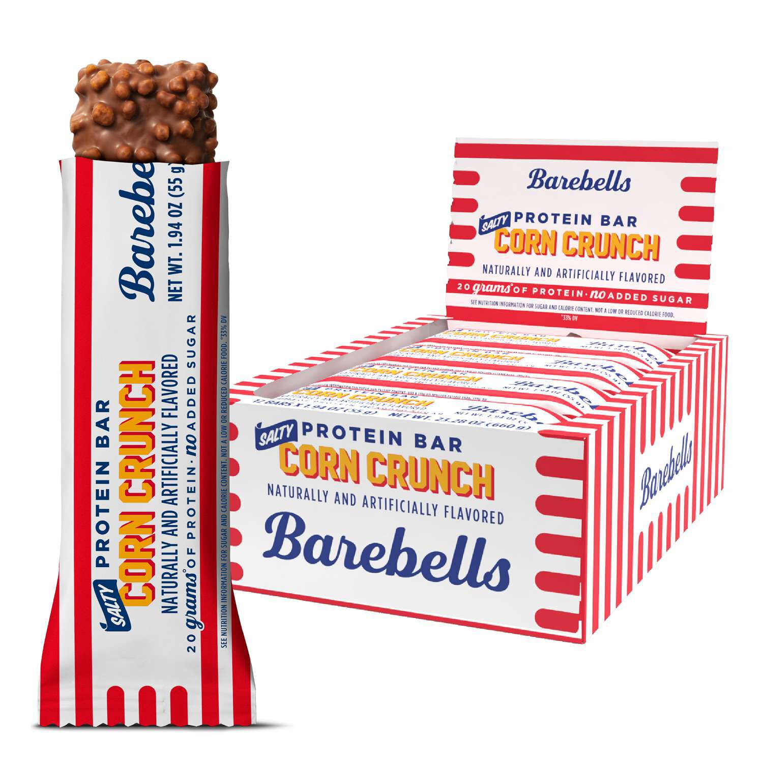 Protein Bar - Salty Corn Crunch (12 Bars)