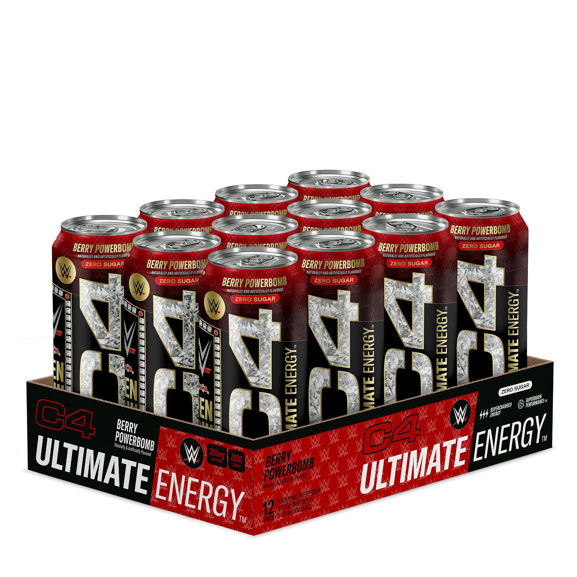 Cellucor® C4 Ultimate Energy™ Drink Berry Powerbomb 12 Cans GNC