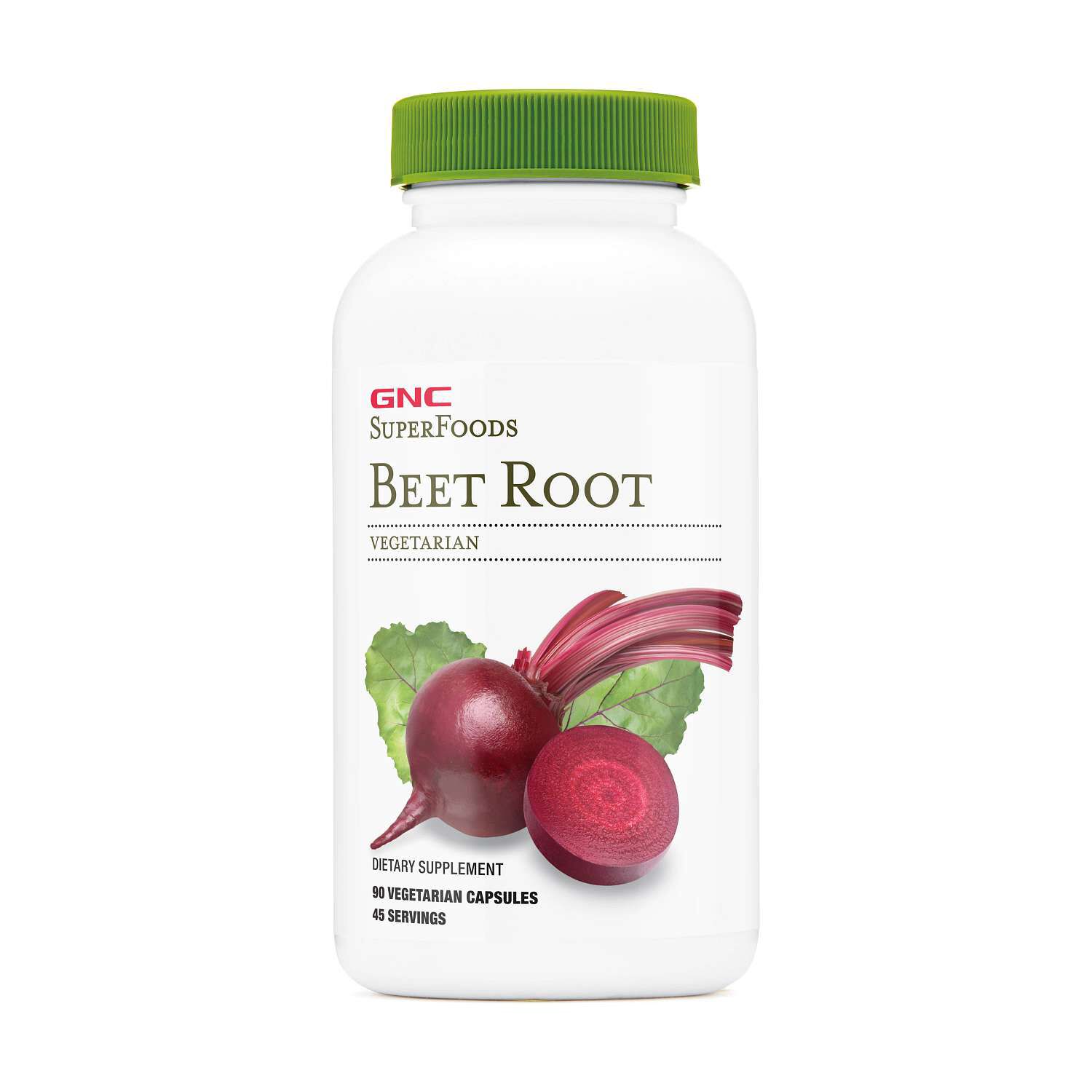 Beet Root - 90 Vegetarian Capsules (45 Servings)  | GNC