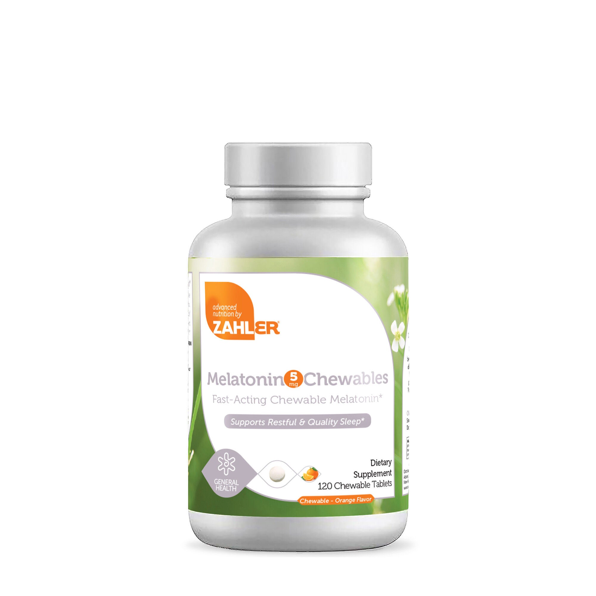Melatonin 5mg - Orange - 120 Chewable Tablets  | GNC