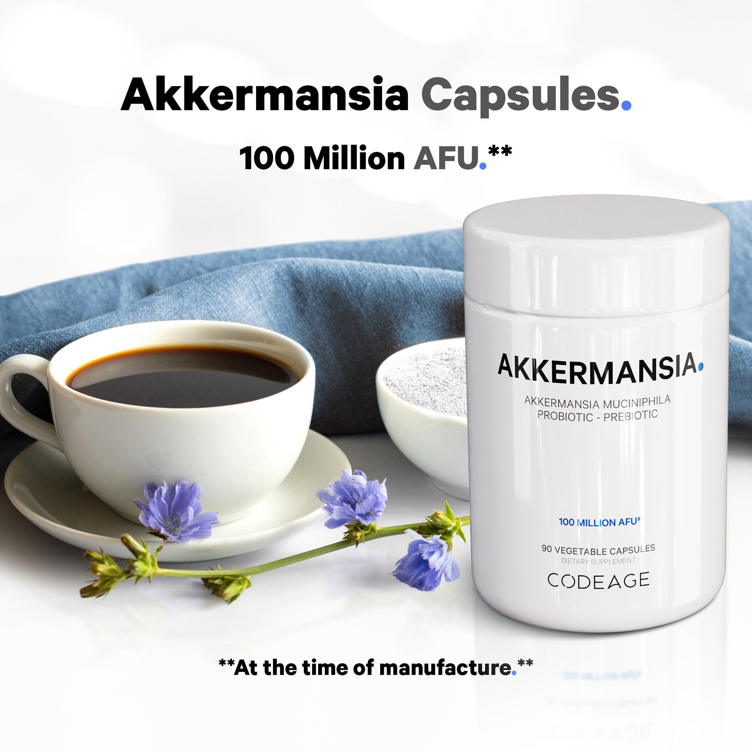 Akkermansia Probiotic - 90 Vegetable Capsule &#40;90 Servings&#41;  | GNC