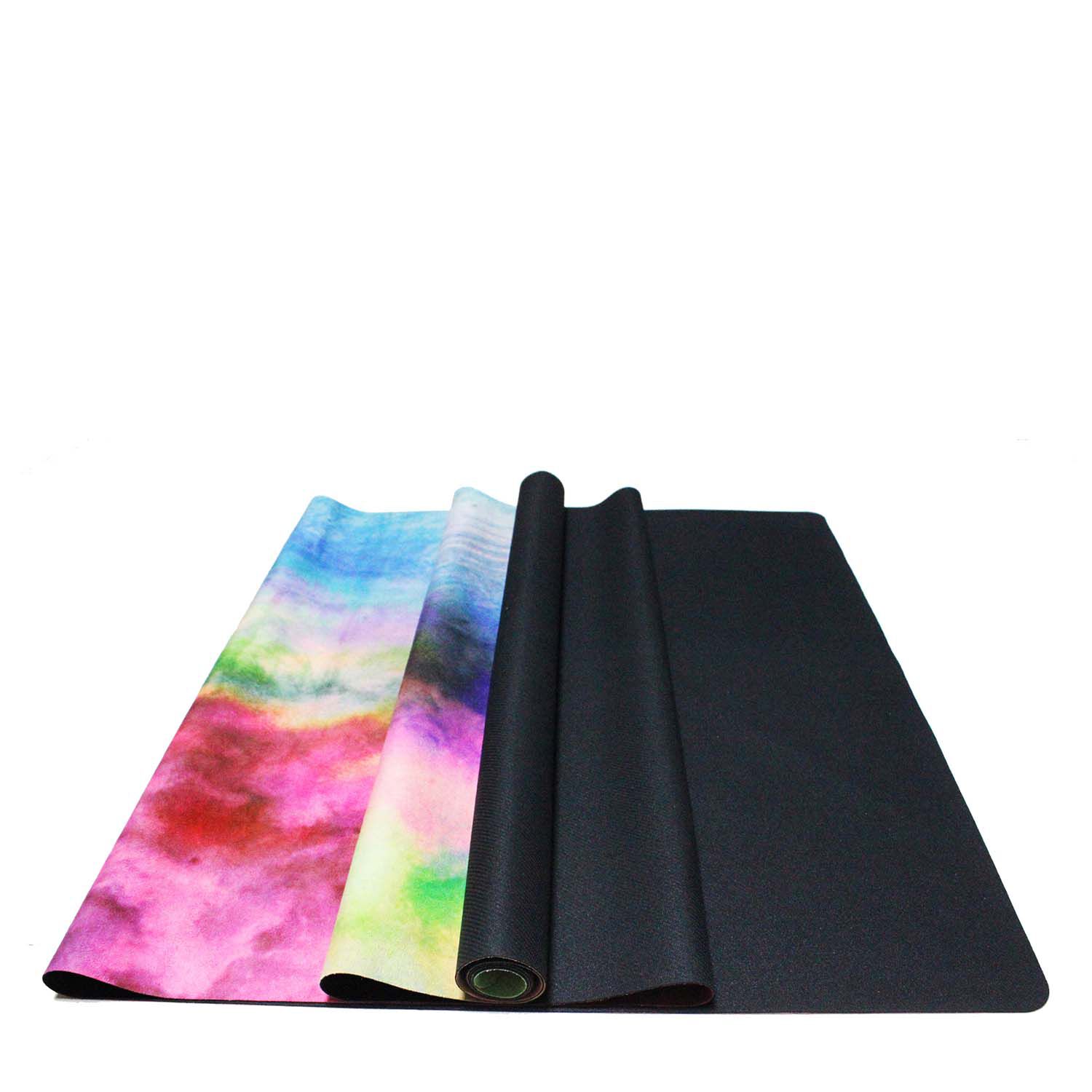 Suede &amp; Natural Rubber Travel Yoga Mat &ndash; Blossom  | GNC