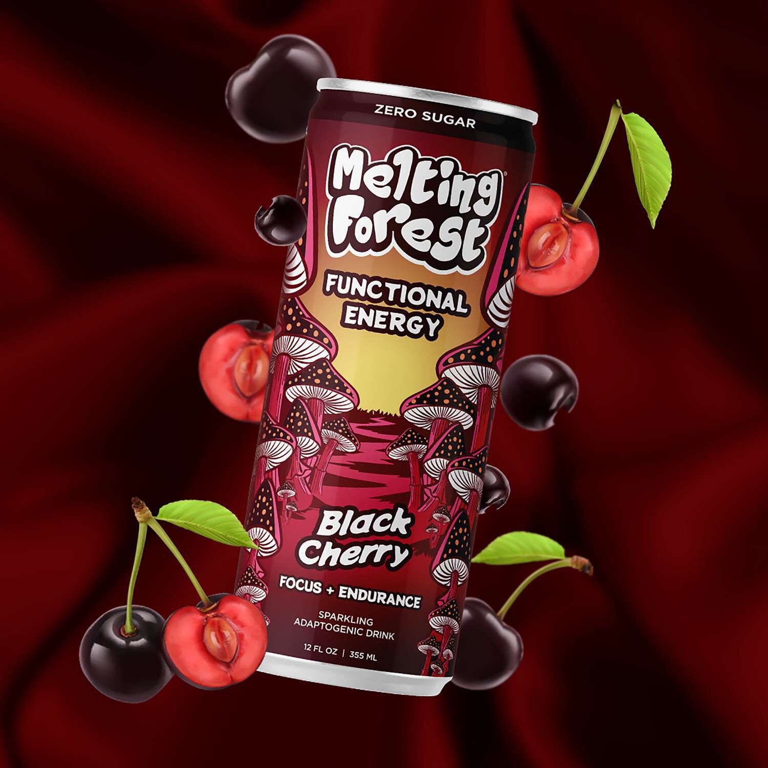 Functional Energy Drink - Black Cherry - 12oz. (12 Cans) Black Cherry | GNC