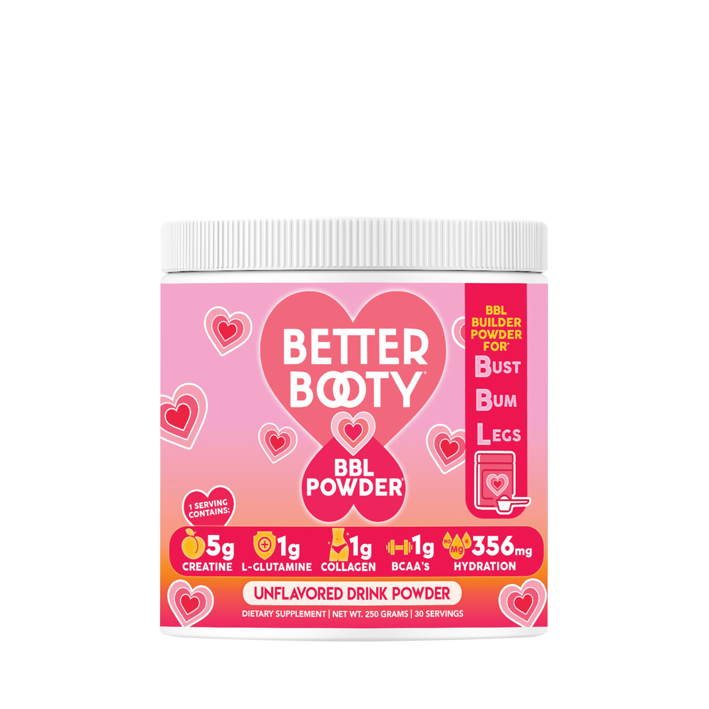 Better Booty BBL Powder - Unflavored (30 Servings)  | GNC
