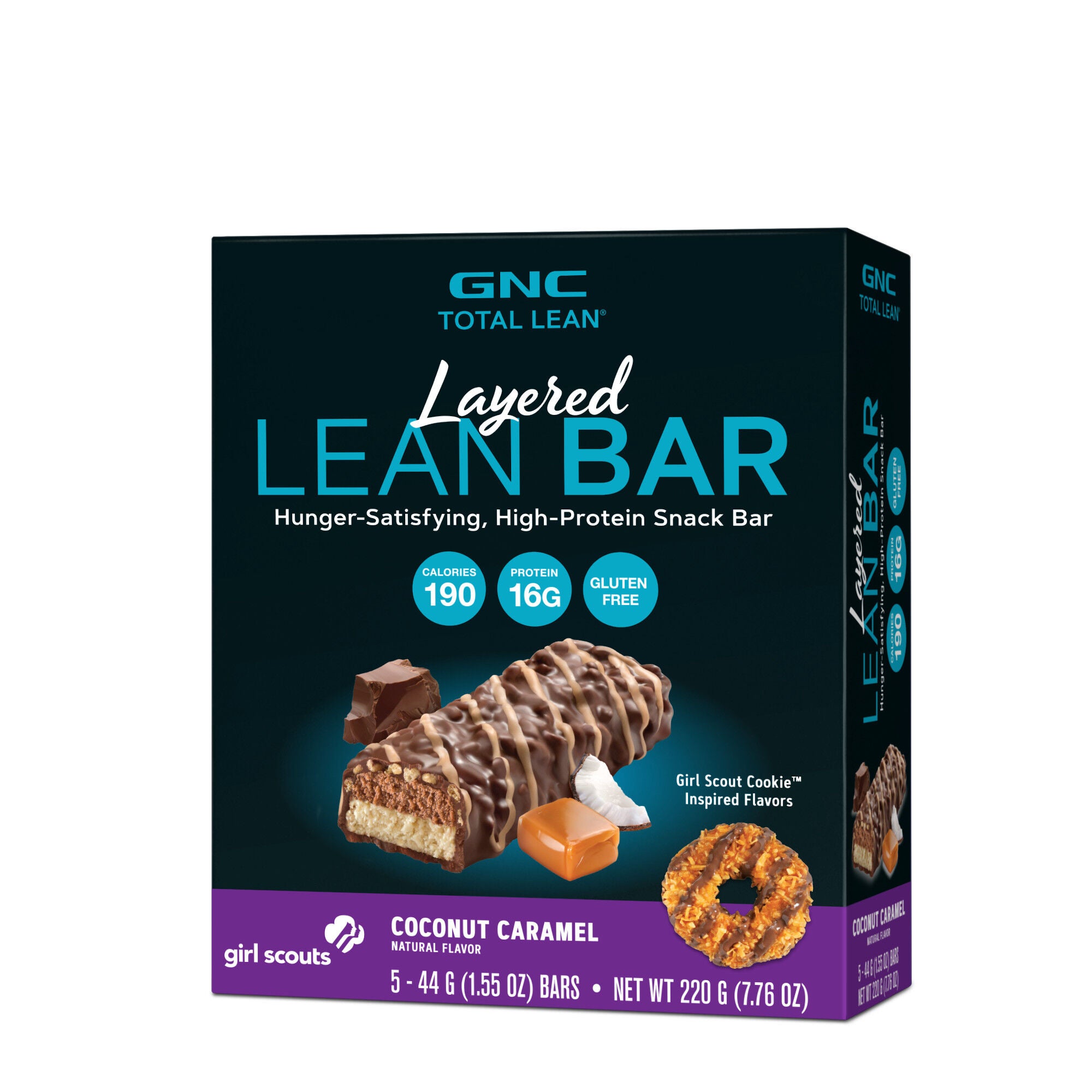 GNC Total Lean Layered Lean Bar Girl Scout Coconut Caramel