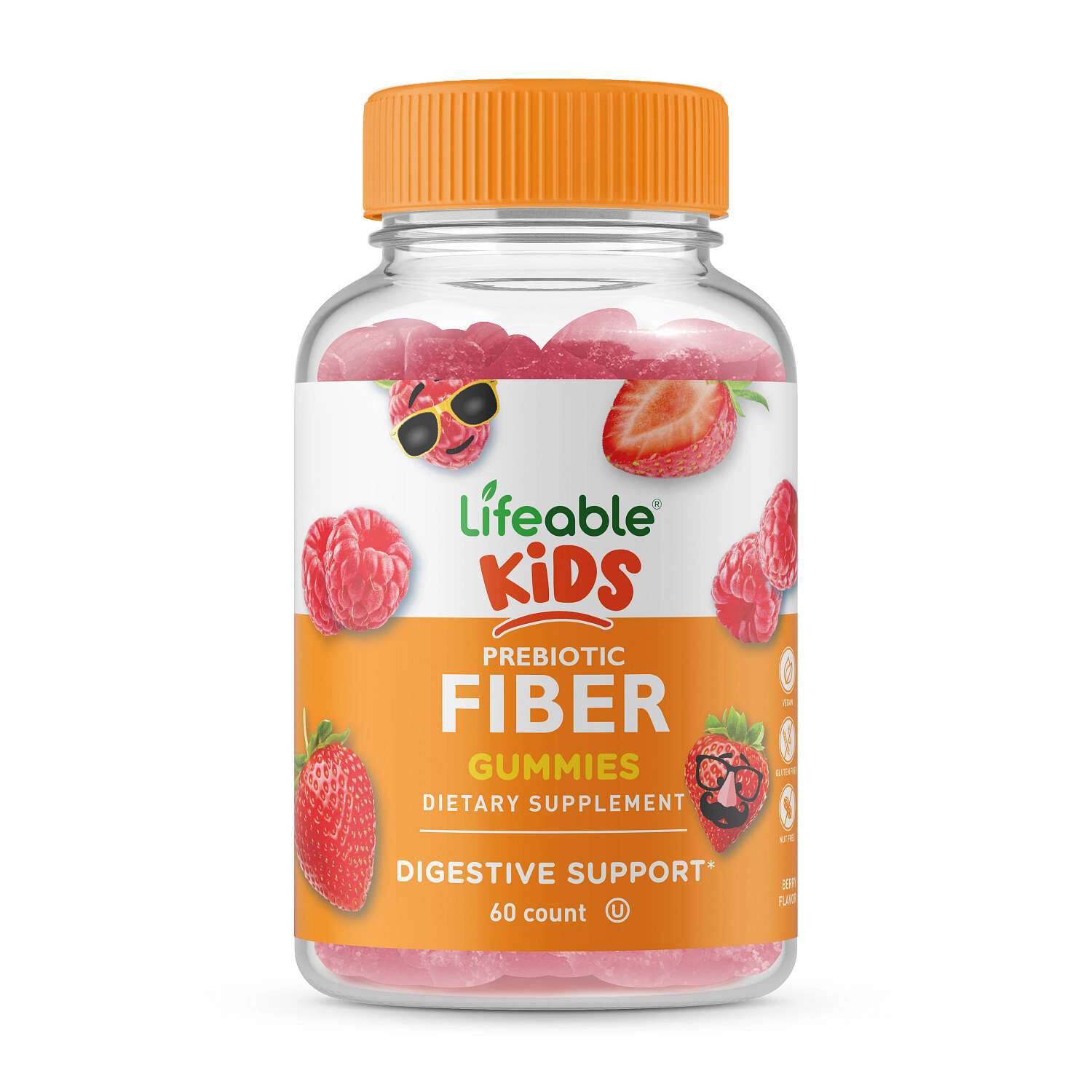 Kids Prebiotic Fiber - 60 Gummies (30 Servings)