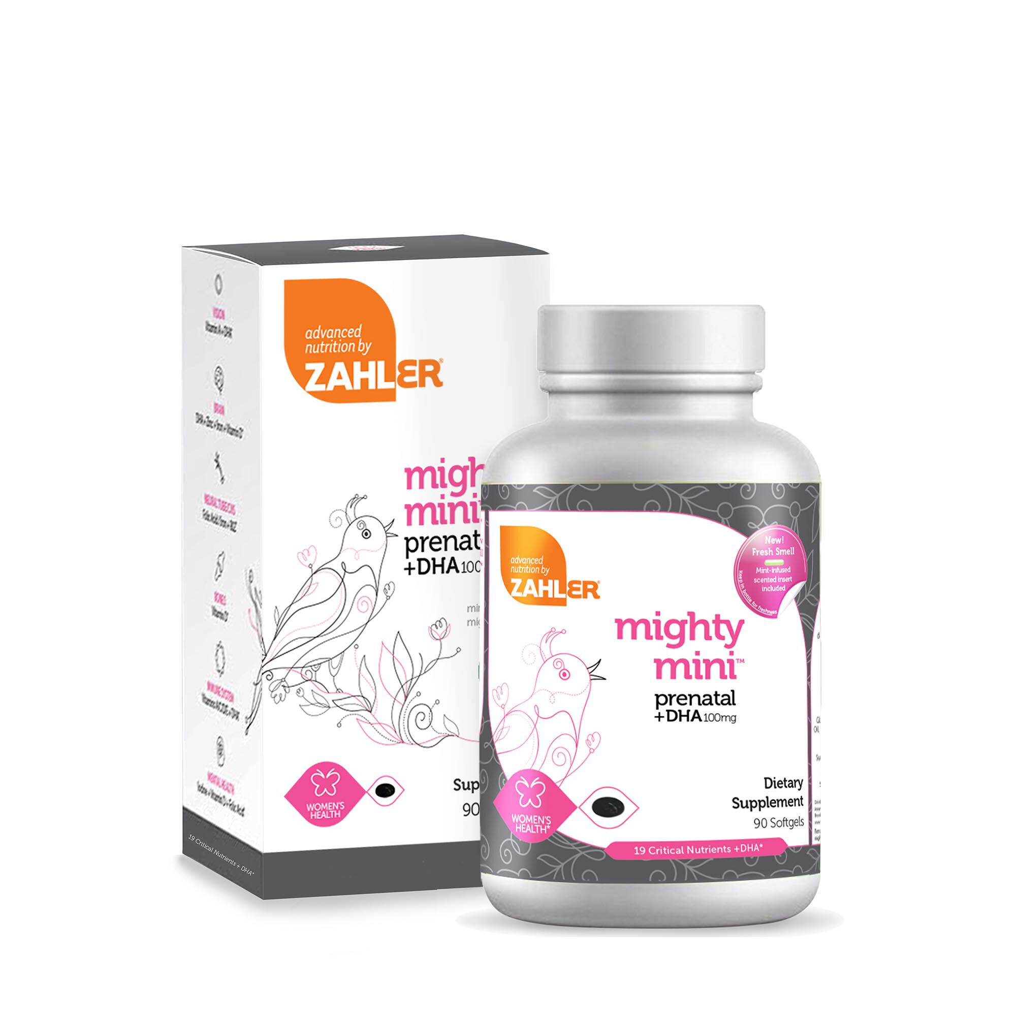 ZAHLER Mighty Mini Prenatal Dha - 90 Softgels (90 Servings)