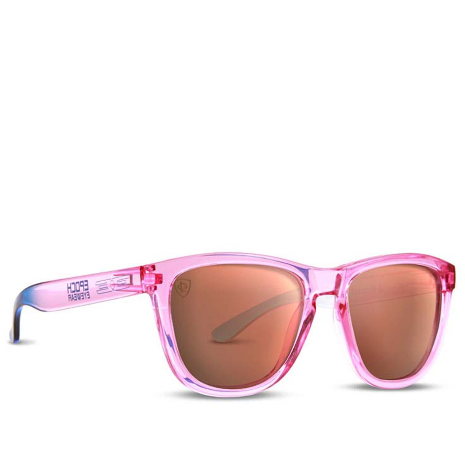 LXE Sunglasses Pink &amp; Blue Frames Gold Mirror Lenses  | GNC