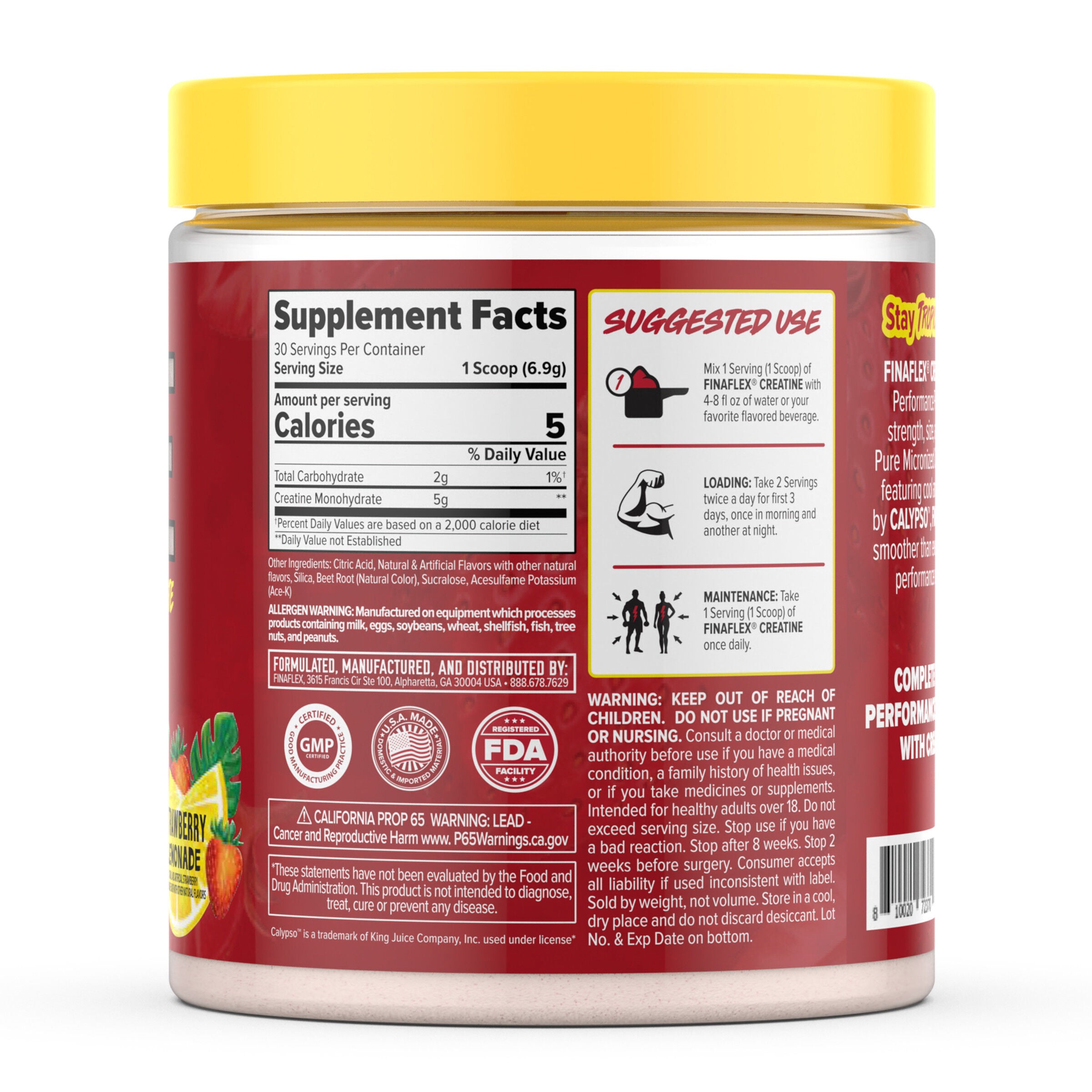 Creatine - Calypso Strawberry Lemonade (30 Servings)  | GNC