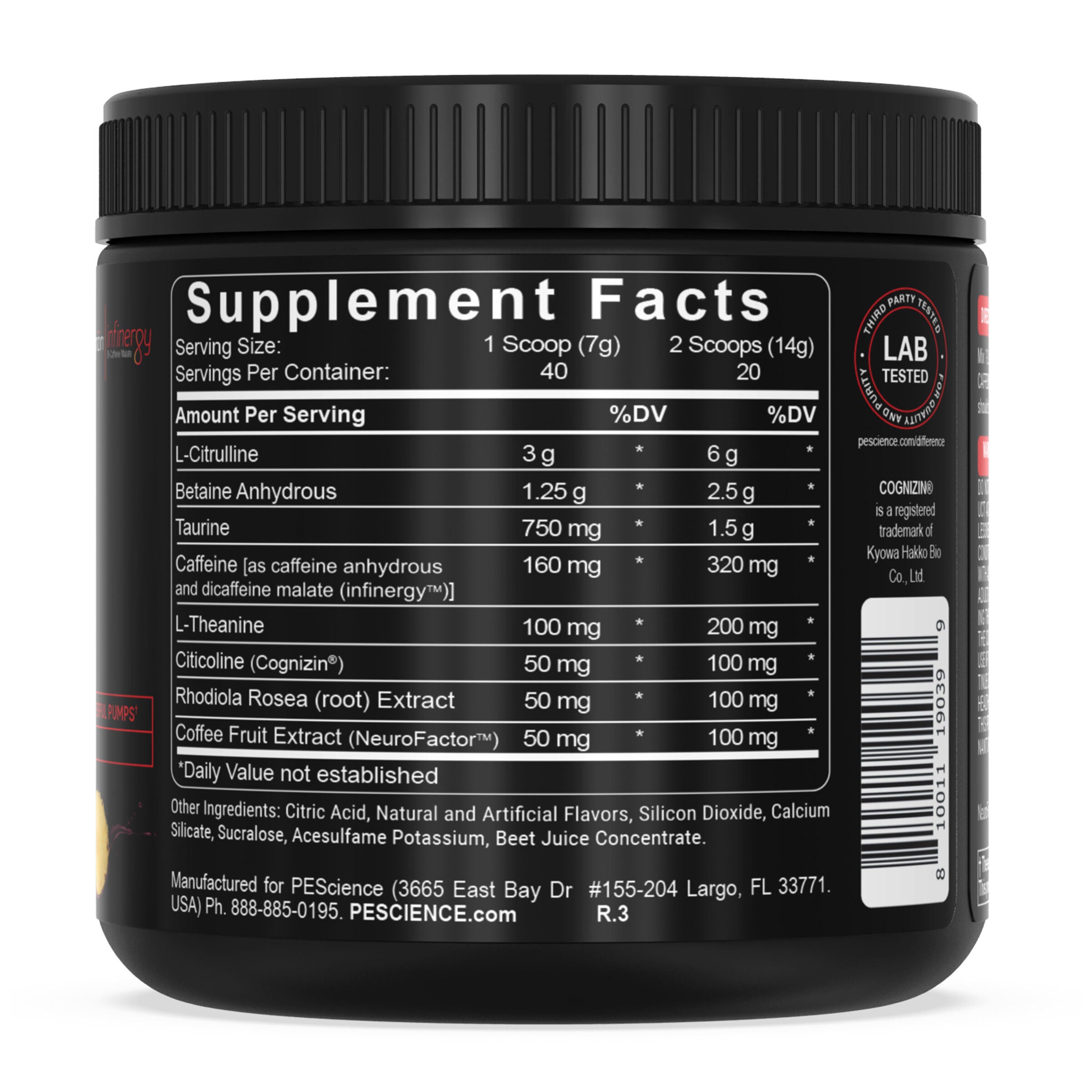 Prolific Pre-Workout - Guava Pineapple Punch (40 Servings)  | GNC