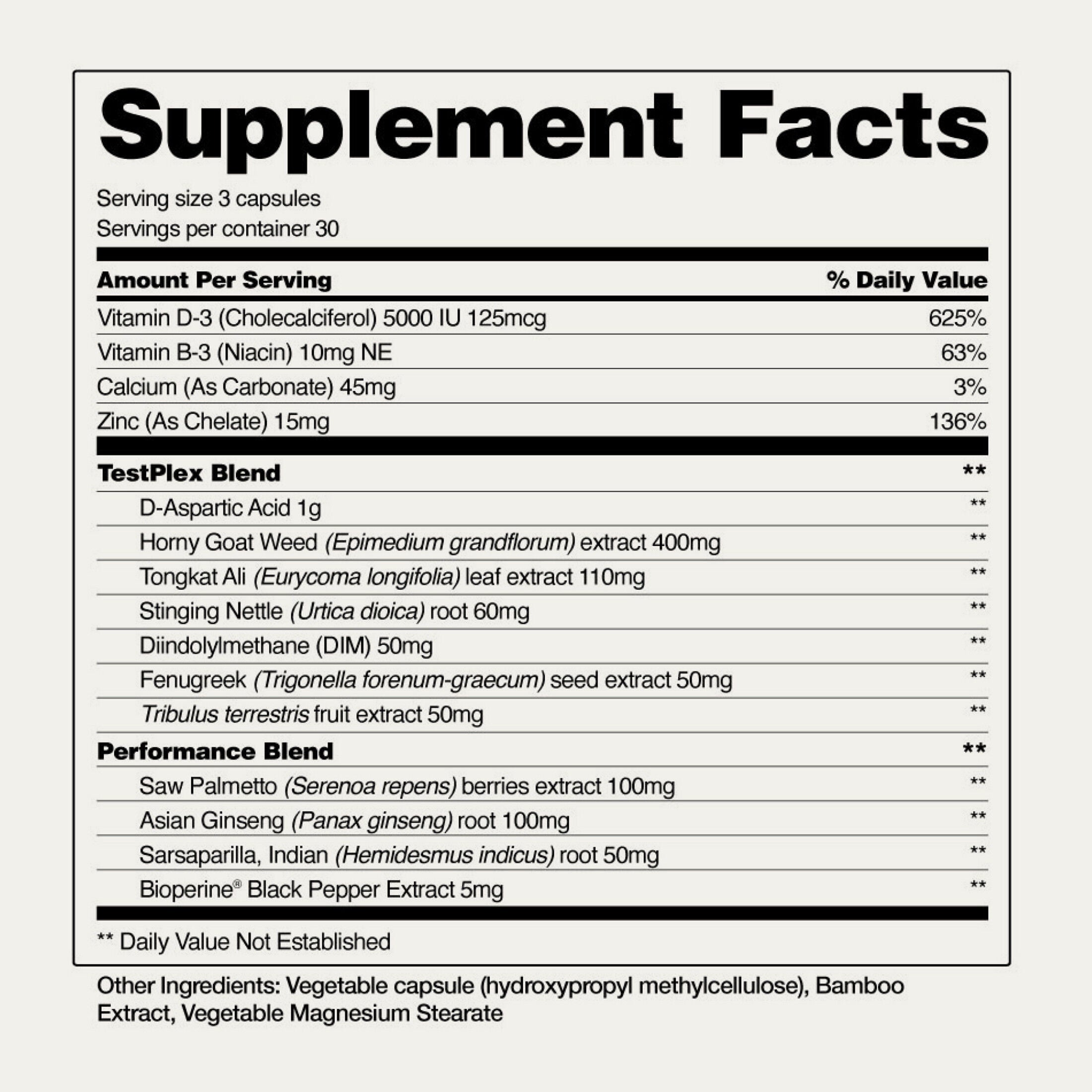 SNAP® Supplements Testo Booster- 90 Capsules GNC