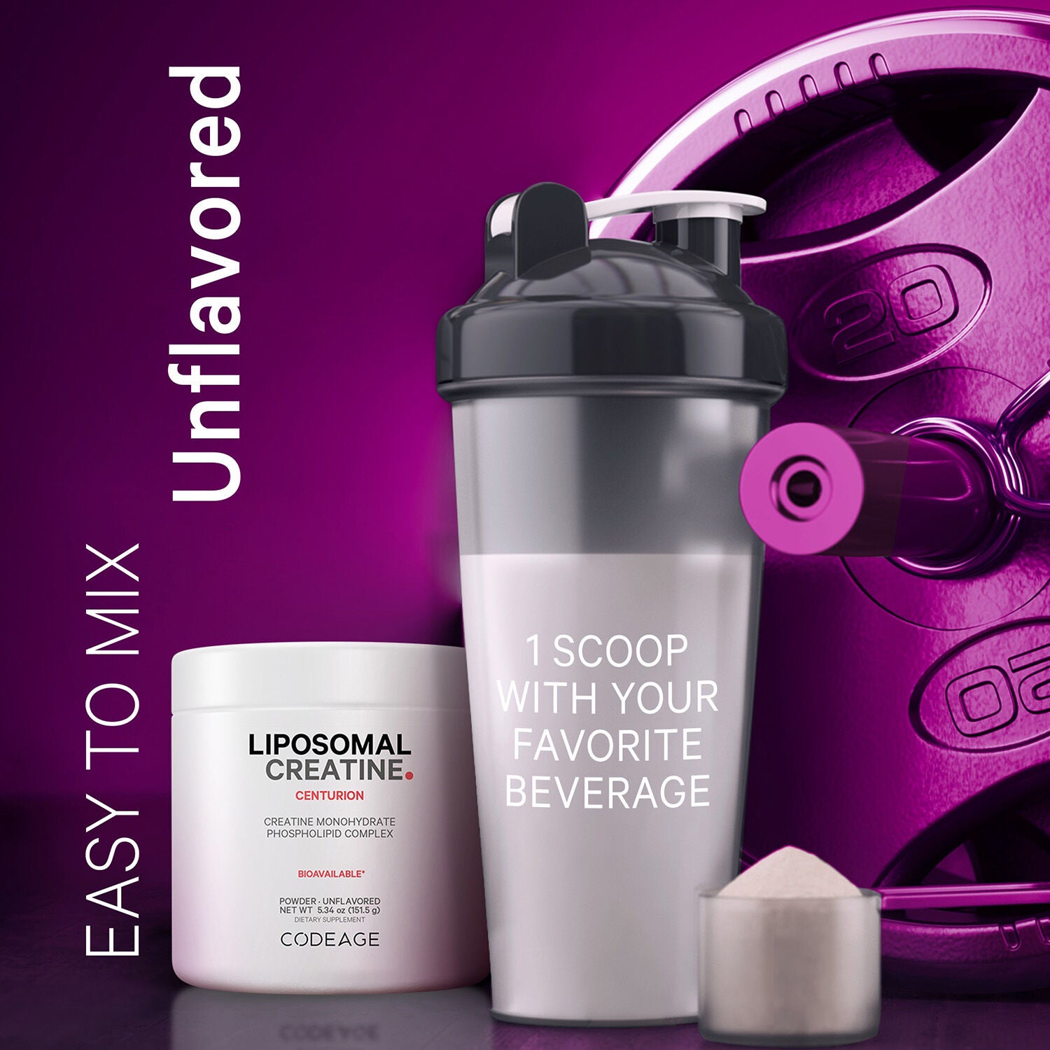 Liposomal Creatine Monohydrate - Unflavored(30 Servings)
