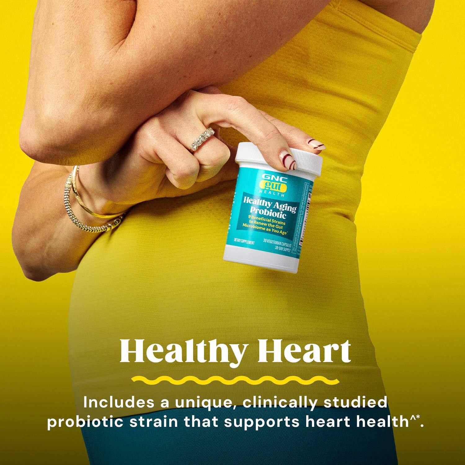 Gut Health Healthy Aging Probiotic - 55 Billion CFUs - 30 Capsules (30 Servings)  | GNC