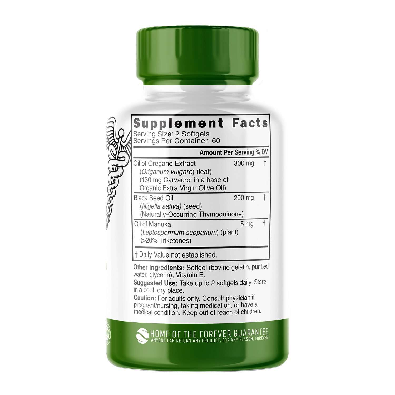 Oil of Oregano - 120 Softgels (60 Servings)  | GNC