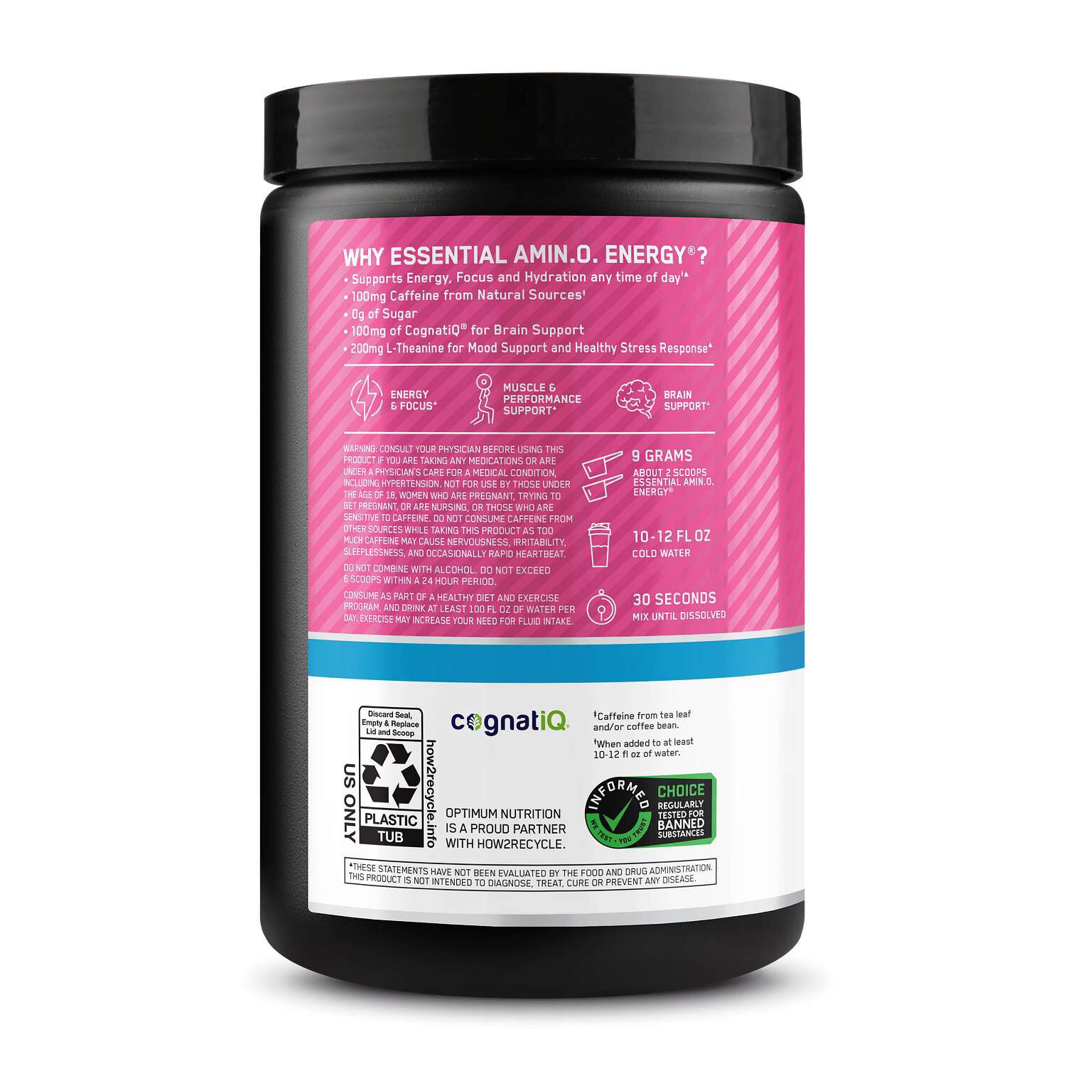 Essential AMIN.O. Energy + Electrolytes - Watermelon Splash&nbsp;(30 Servings) Watermelon Splash | GNC