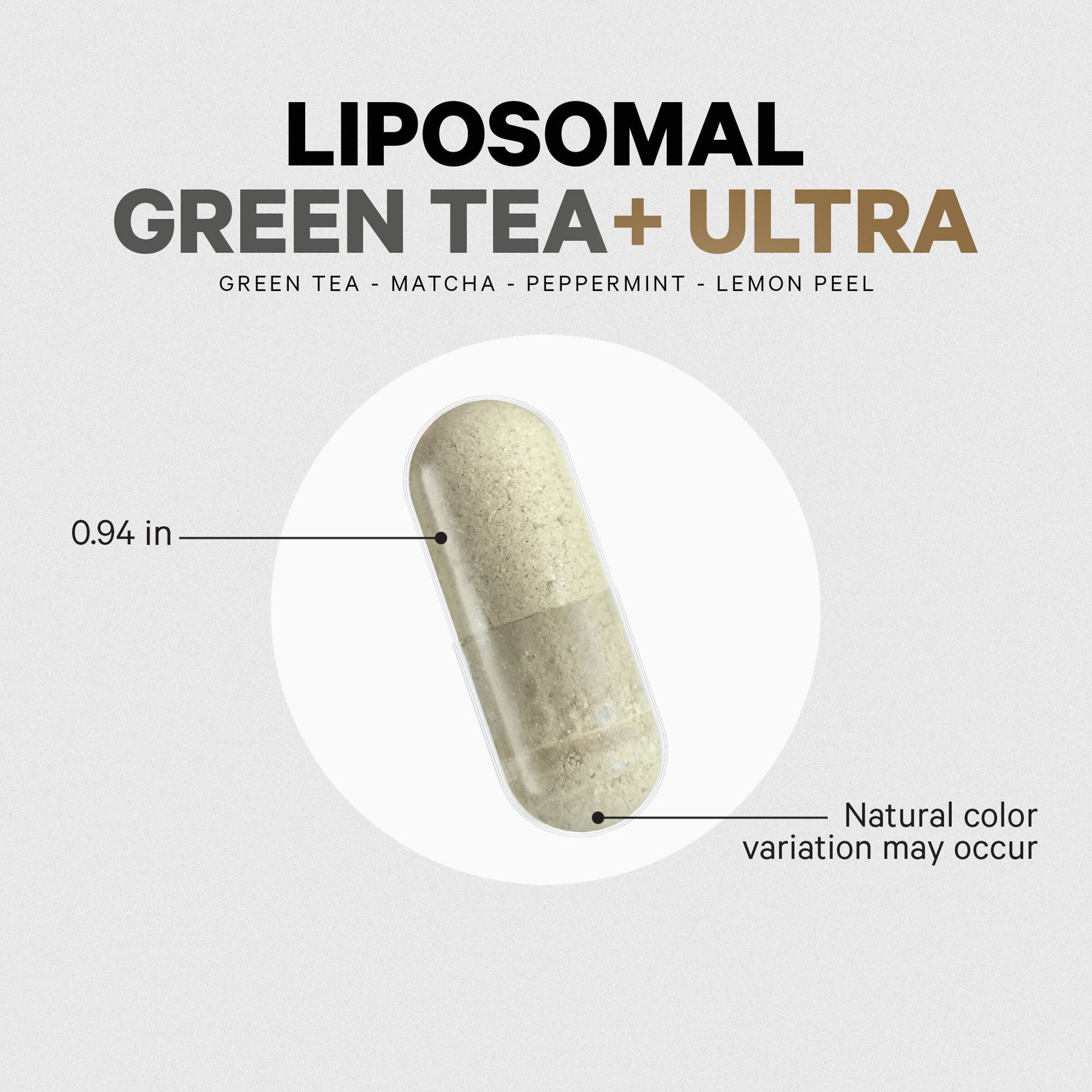 Liposomal Green Tea+ ULTRA Trim &amp; Glow - 60 Vegetable Capsules (30 Servings)  | GNC