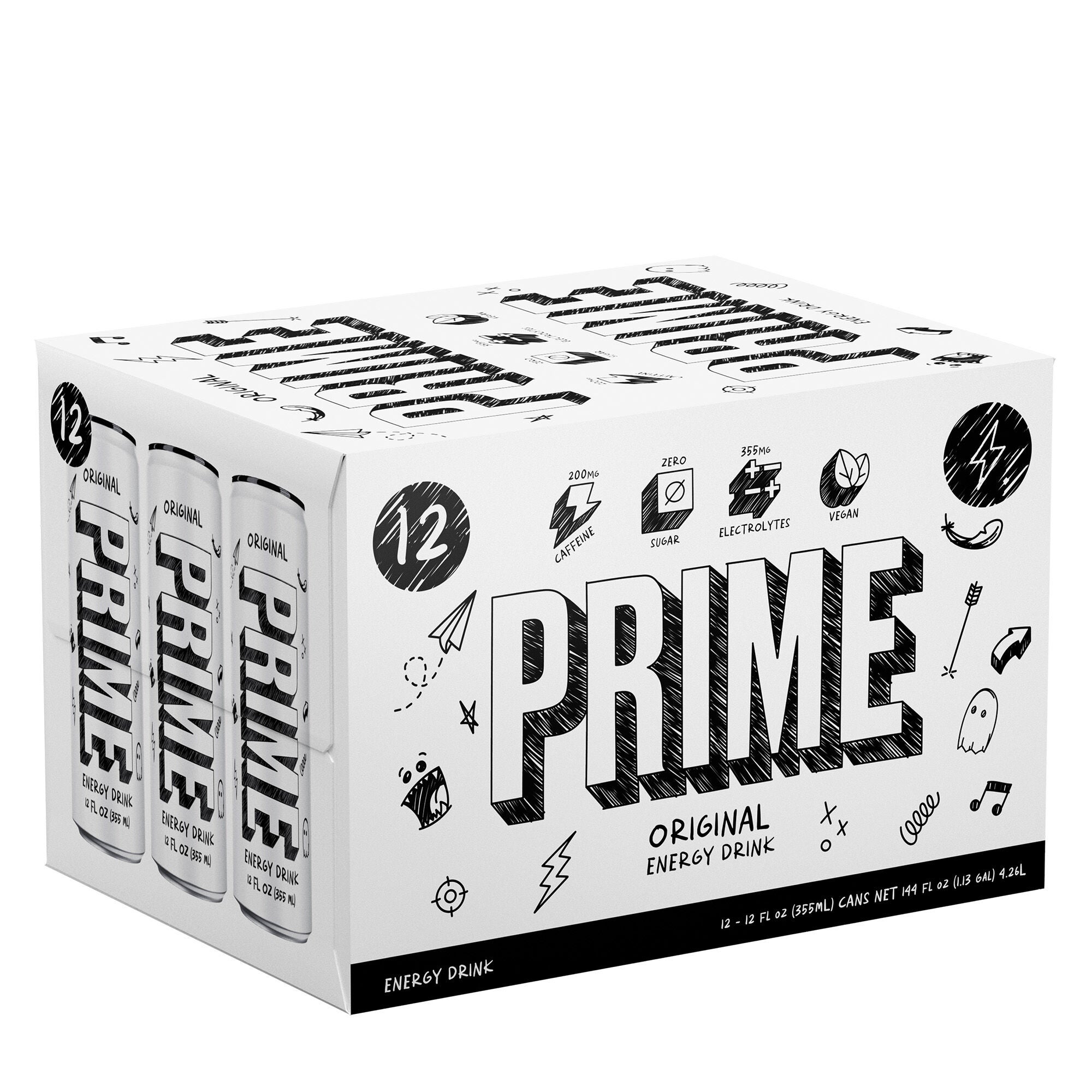 PRIME Energy Drink Original 12 Cans GNC