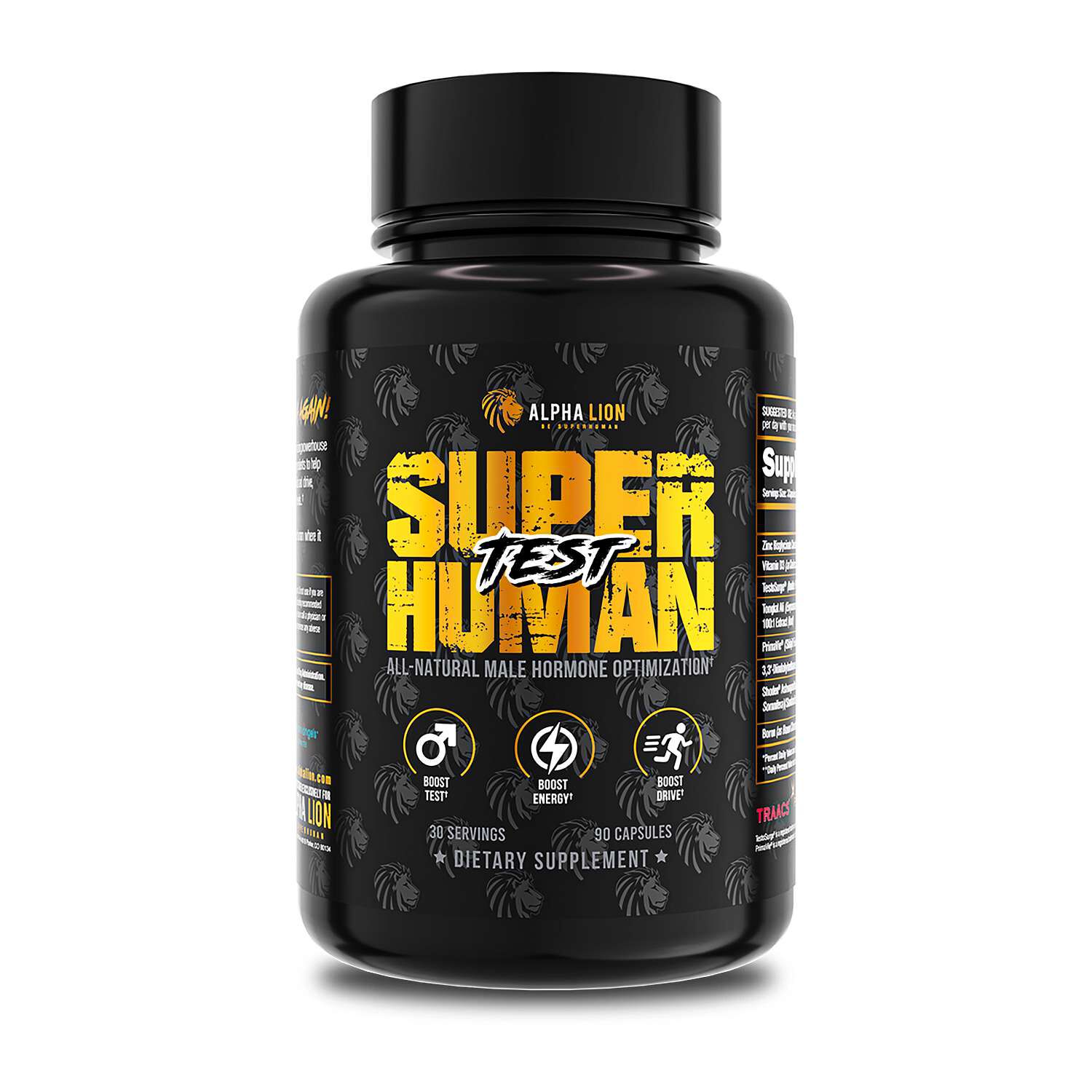 Natural Testosterone Booster - 90 Capsules (30 Servings)
