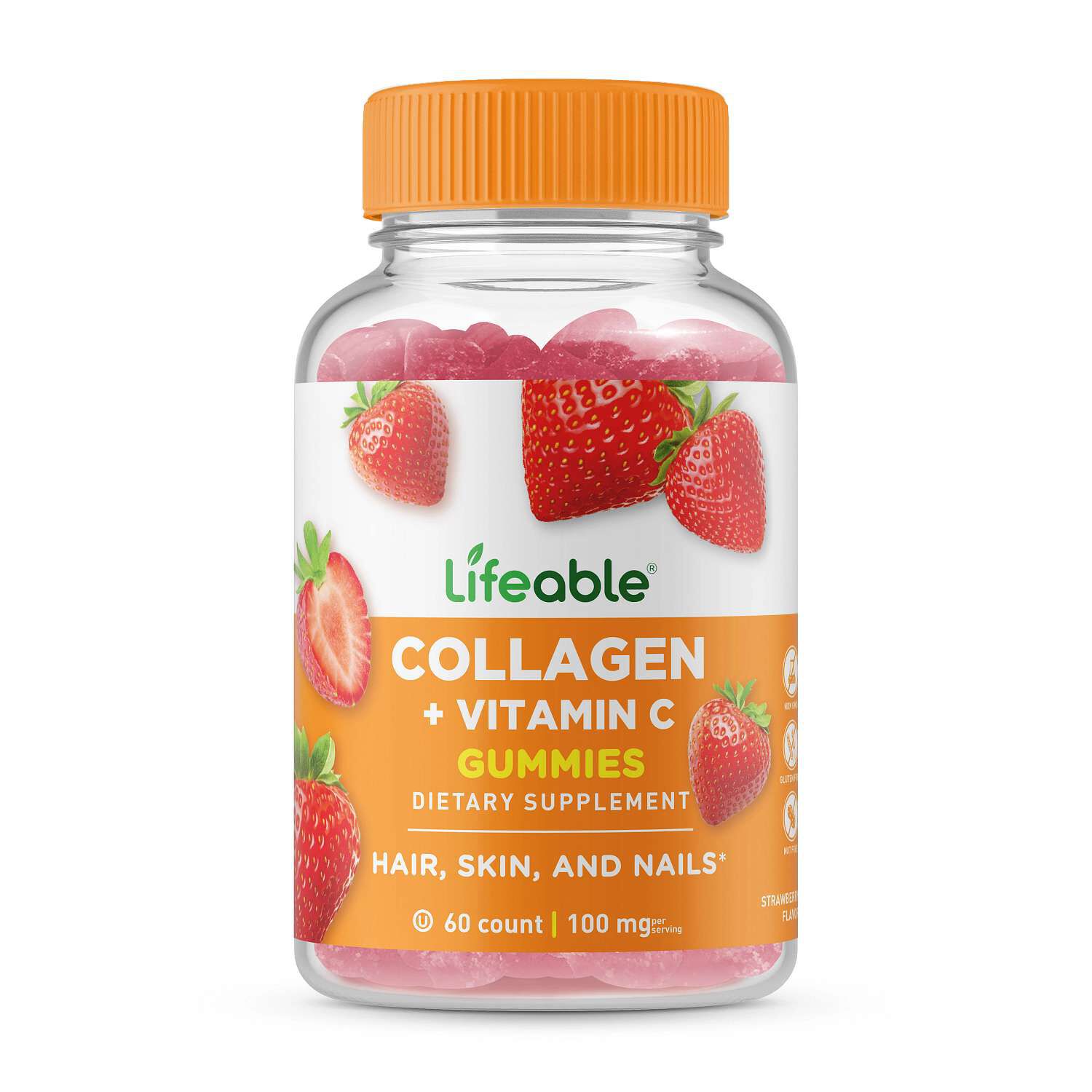 Collagen and Vitamin C - 60 Gummies (30 Servings)  | GNC